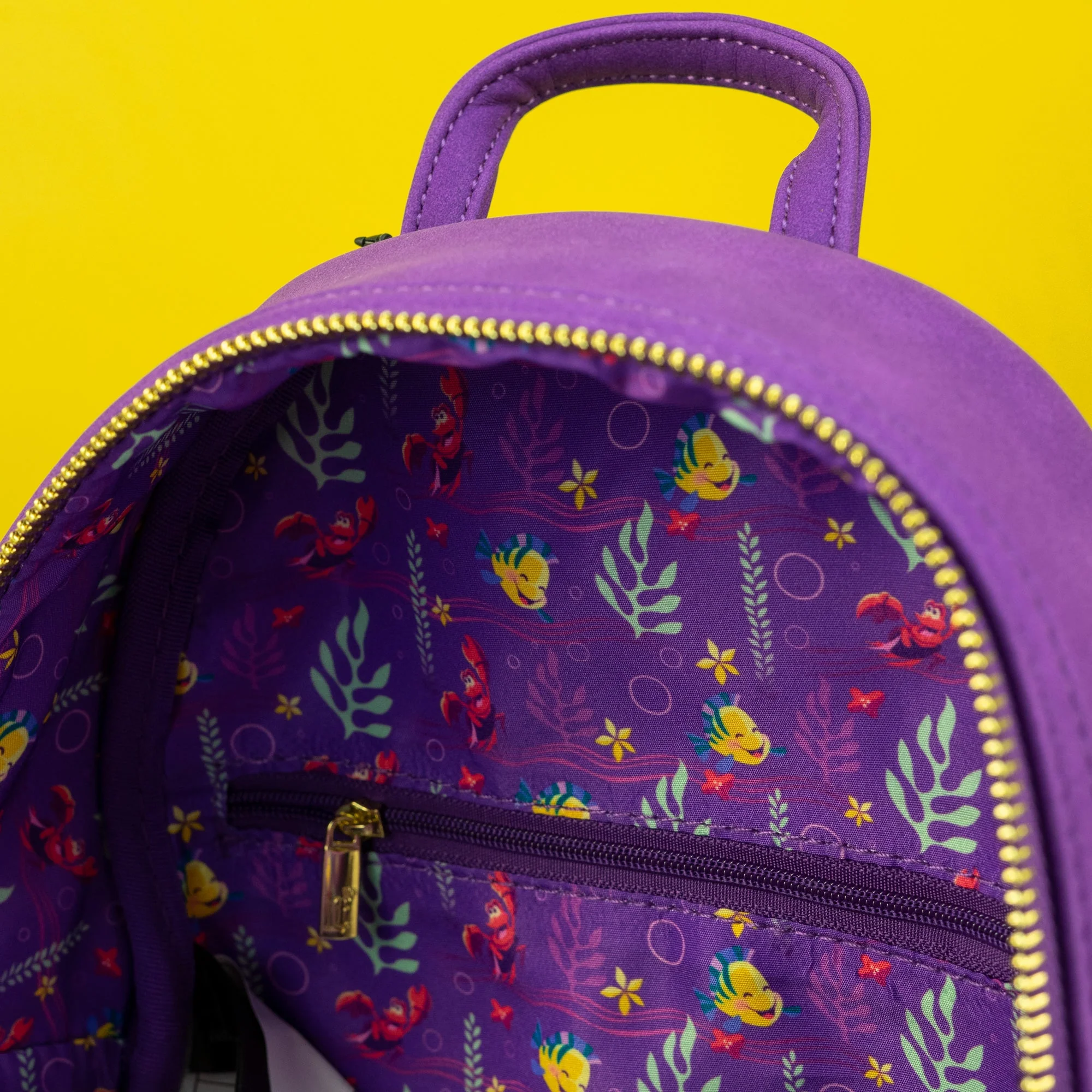 Loungefly x Disney The Little Mermaid Ariel Castle Mini Backpack - Image 5