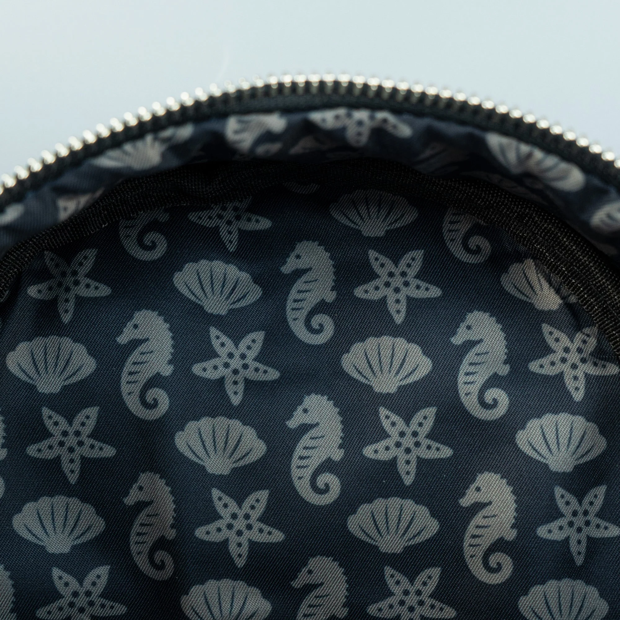 Loungefly x Disney Ariel Black Floral Print Mini Backpack - Image 4
