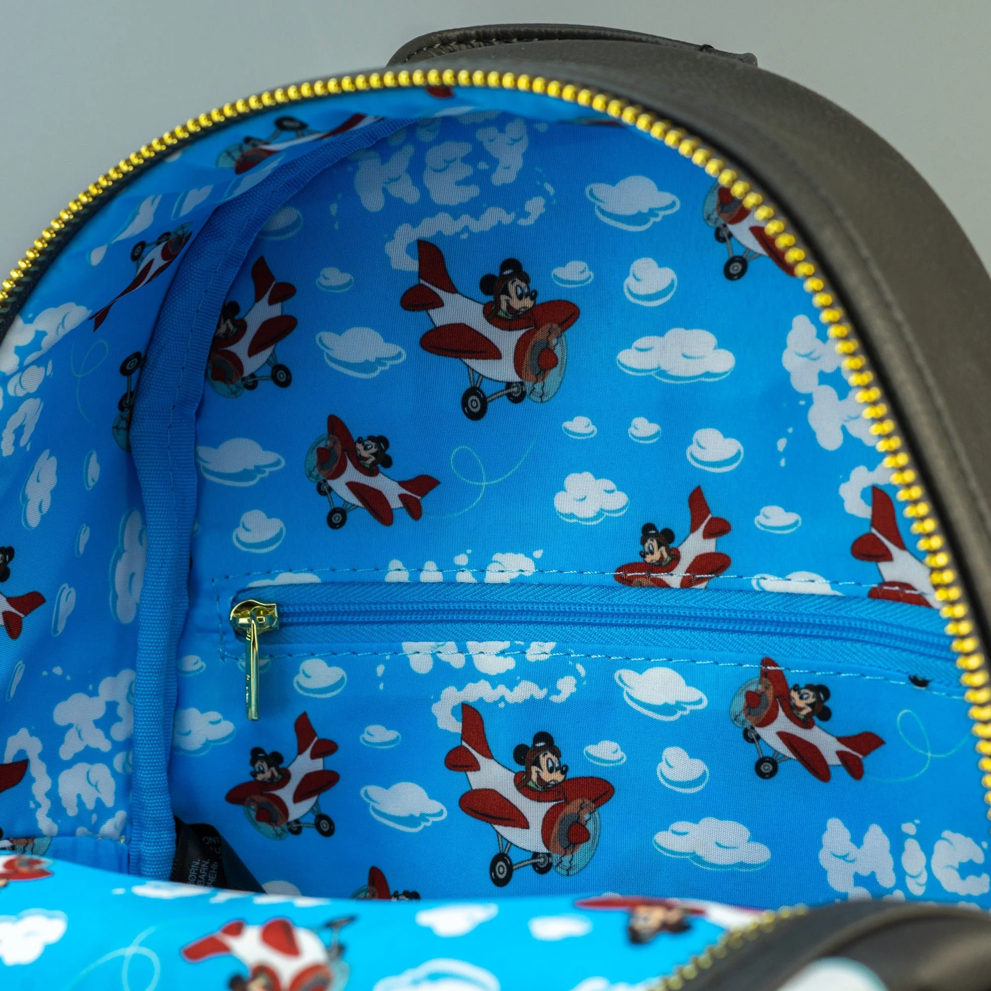 Loungefly x Disney Aviator Mickey Mouse Cosplay Mini Backpack - Image 10