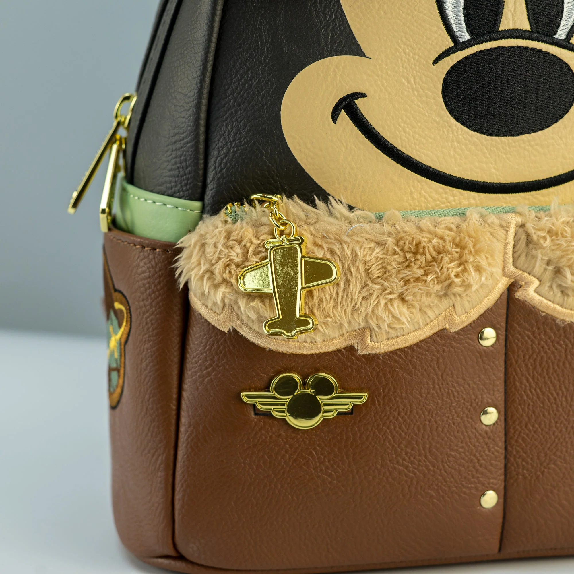 Loungefly x Disney Aviator Mickey Mouse Cosplay Mini Backpack - Image 7