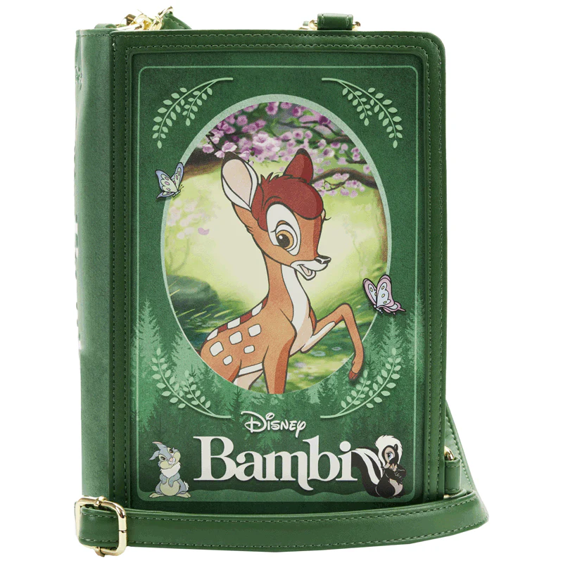 Loungefly x Disney Bambi Book Convertible Crossbody Bag - Image 4