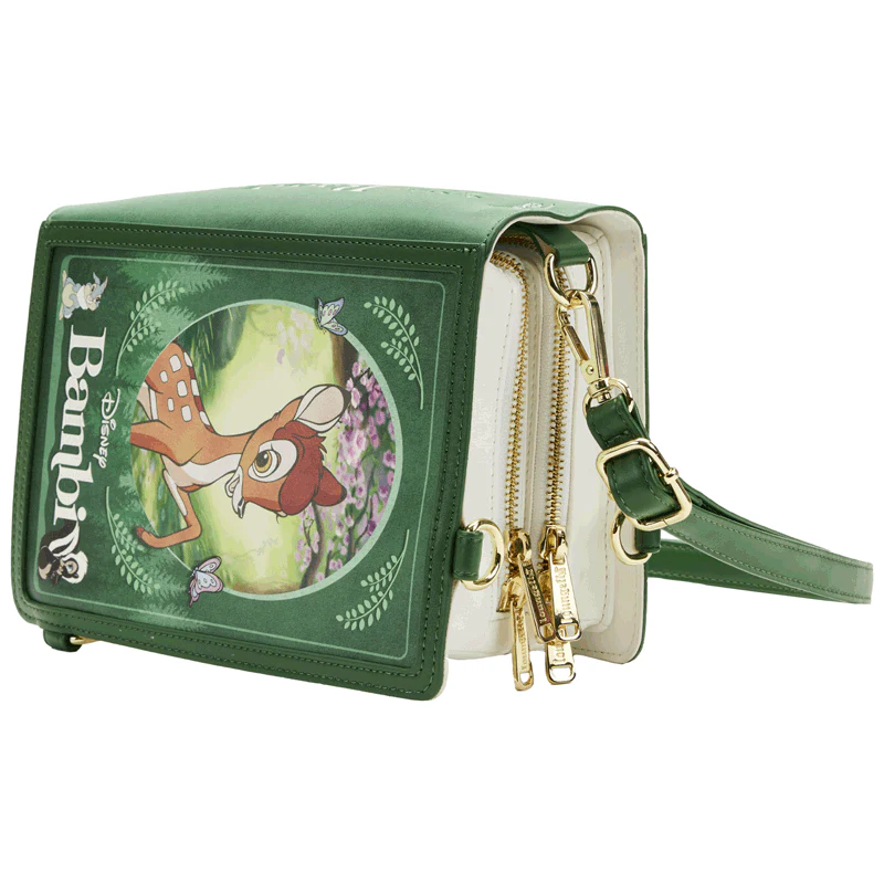 Loungefly x Disney Bambi Book Convertible Crossbody Bag - Image 7