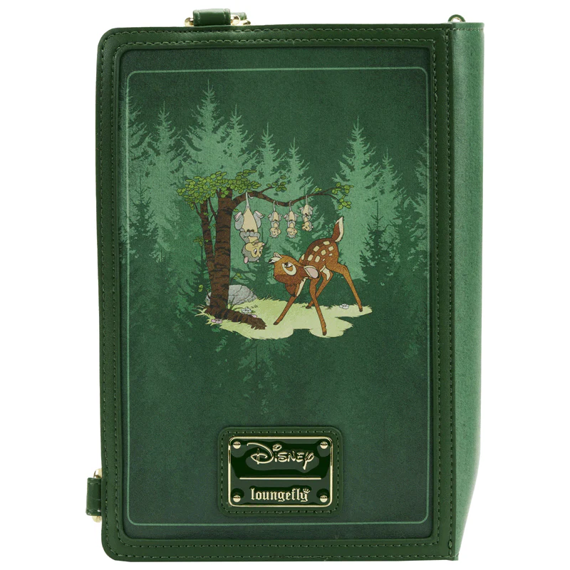 Loungefly x Disney Bambi Book Convertible Crossbody Bag - Image 8