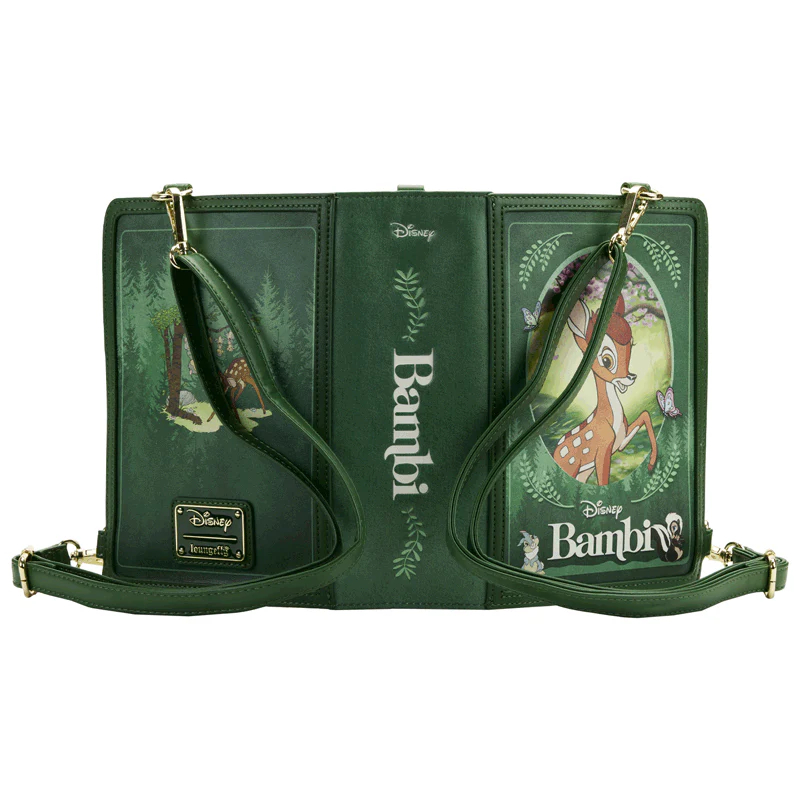 Loungefly x Disney Bambi Book Convertible Crossbody Bag - Image 9