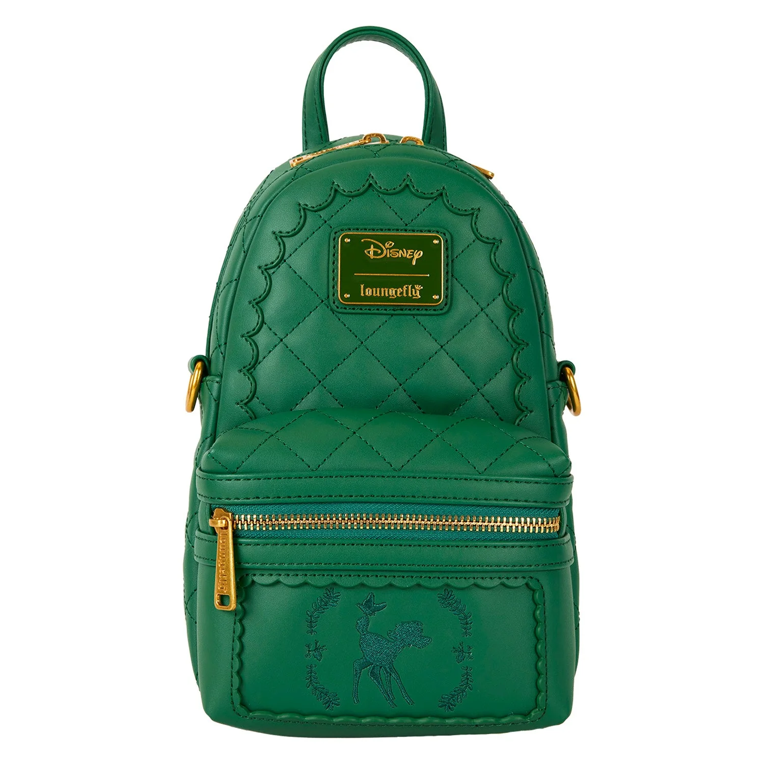 Loungefly x Disney Bambi Quilted Convertible Sling Bag - Image 6