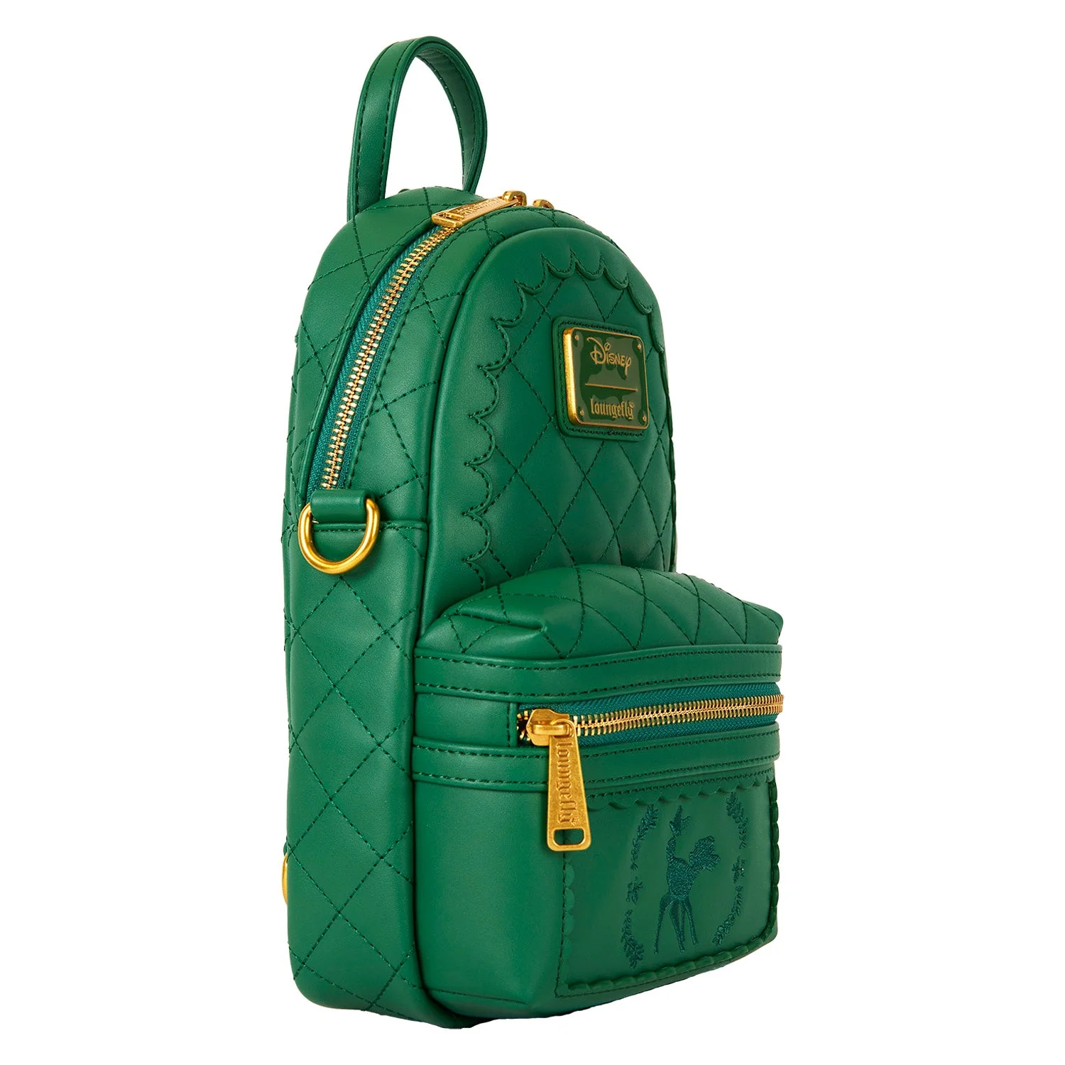 Loungefly x Disney Bambi Quilted Convertible Sling Bag - Image 8