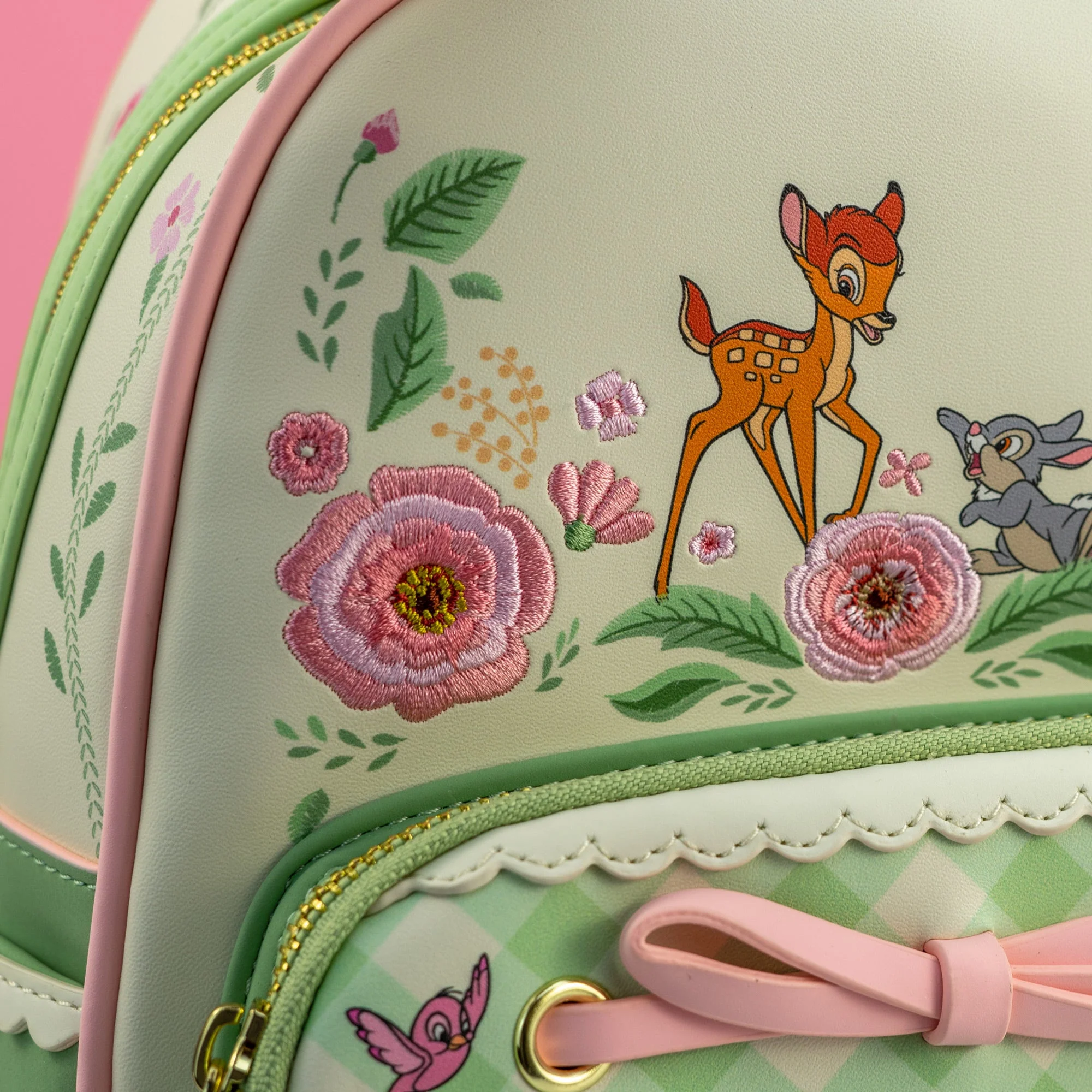 Loungefly x Disney Bambi Spring Time Gingham Mini Backpack - Image 3
