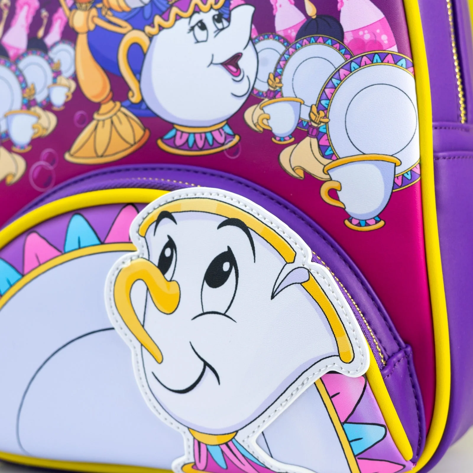 Loungefly x Disney Beauty and The Beast Be Our Guest Mini Backpack - Image 2