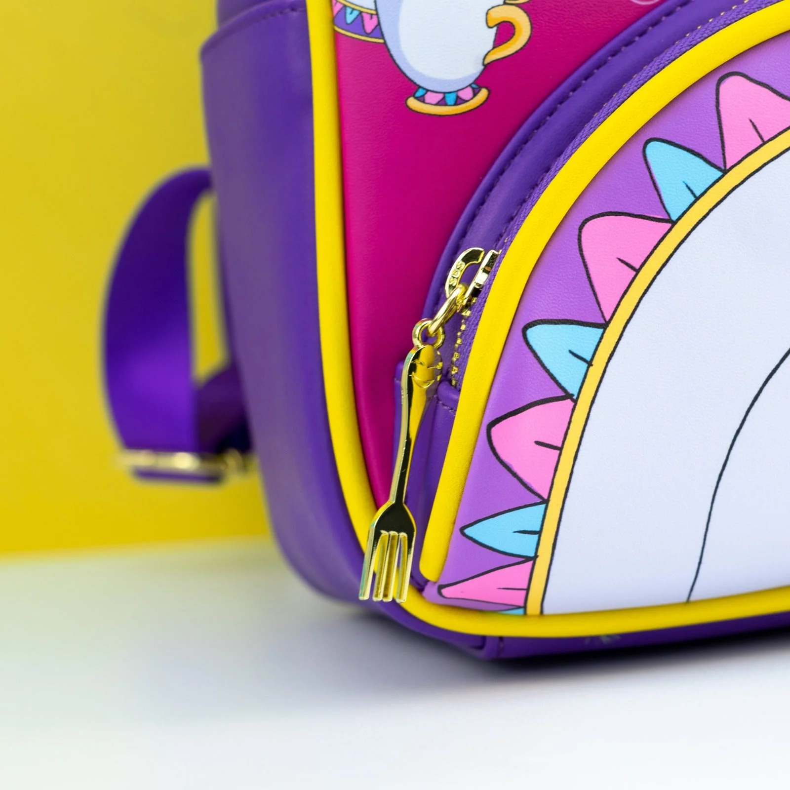 Loungefly x Disney Beauty and The Beast Be Our Guest Mini Backpack - Image 5