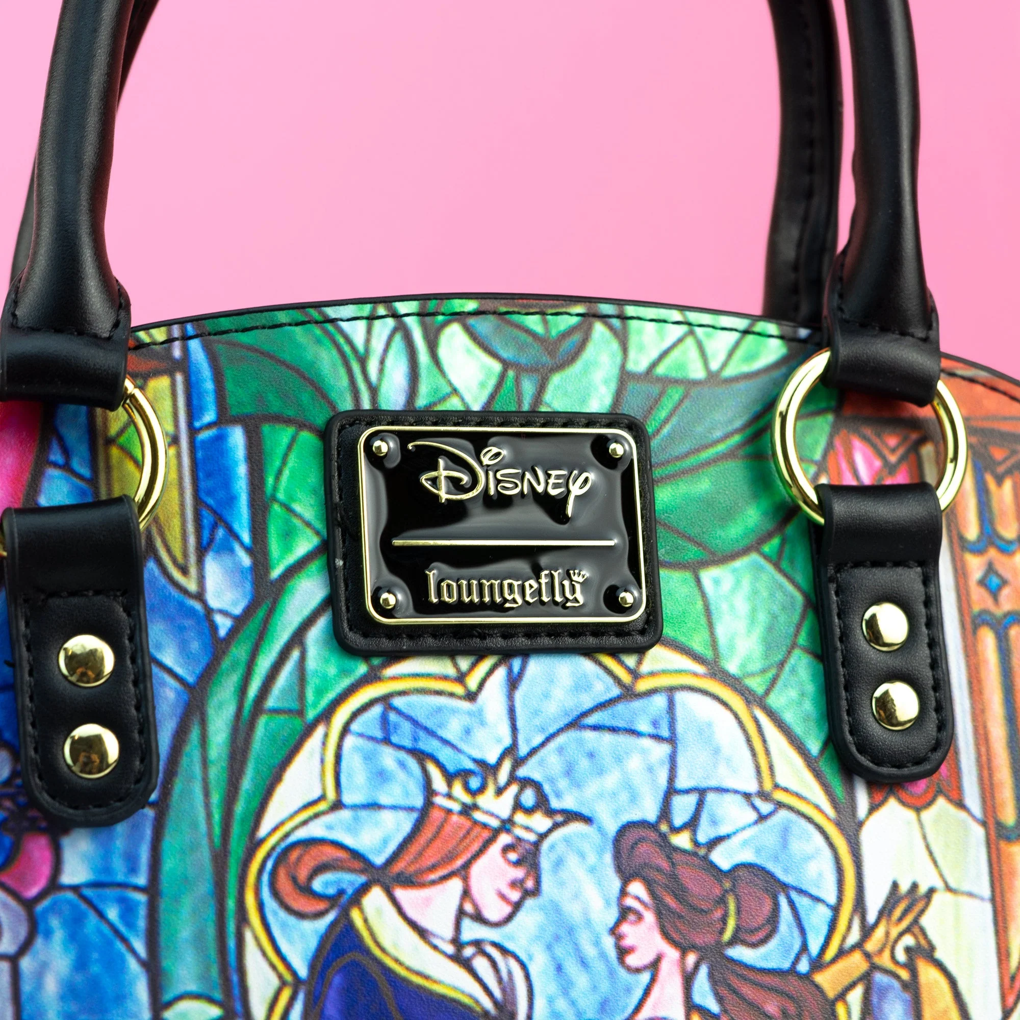 Loungefly x Disney Beauty and the Beast Belle Castle Crossbody Bag - Image 3