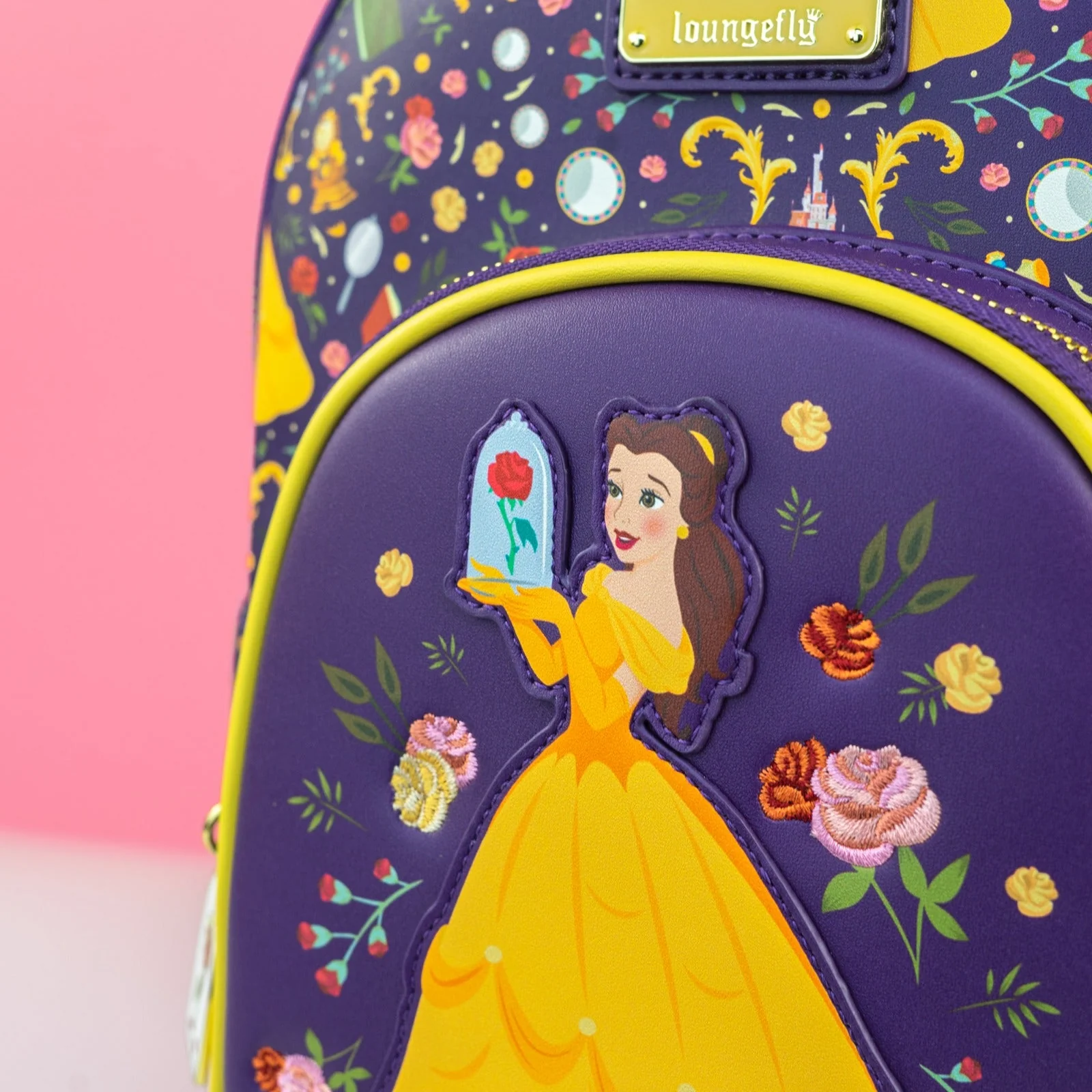 Loungefly x Disney Beauty and The Beast Belle Film Icons Mini Backpack - Image 3