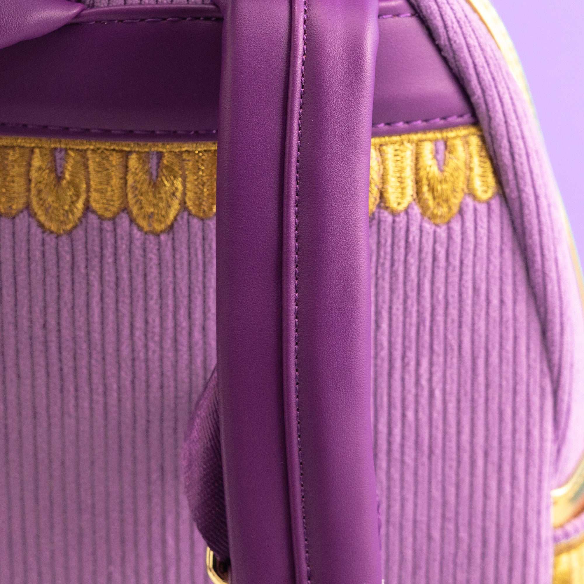 Loungefly x Disney Beauty and the Beast Chip Corduroy Mini Backpack - Image 6