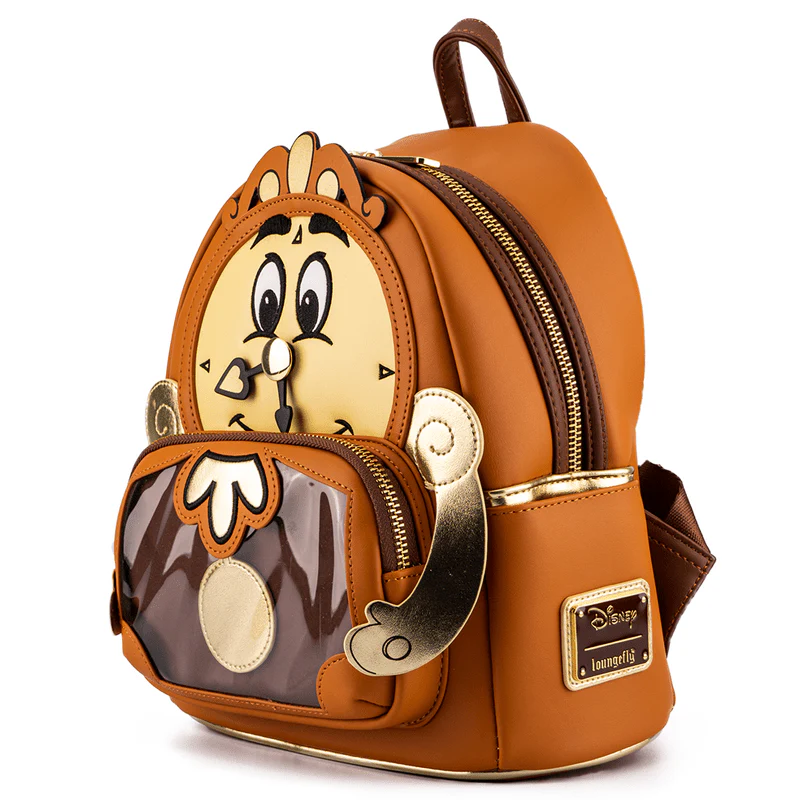 Loungefly x Disney Beauty and the Beast Cogsworth Cosplay Mini Backpack - Image 2