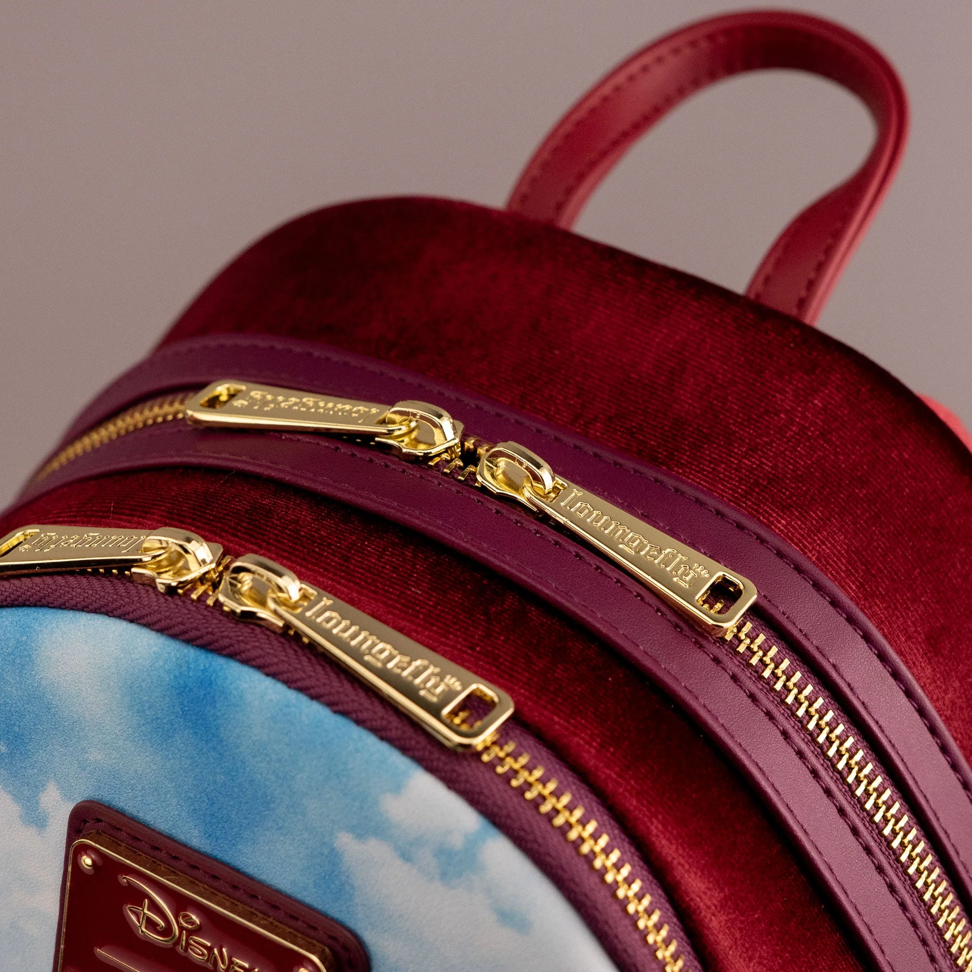 Loungefly x Disney Beauty and the Beast Enchanted Belle Winter Scene Mini Backpack - Image 6