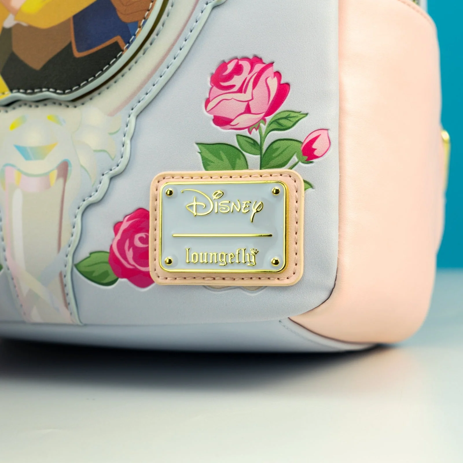 Loungefly x Disney Beauty and The Beast Floral Mirror Mini Backpack - Image 5