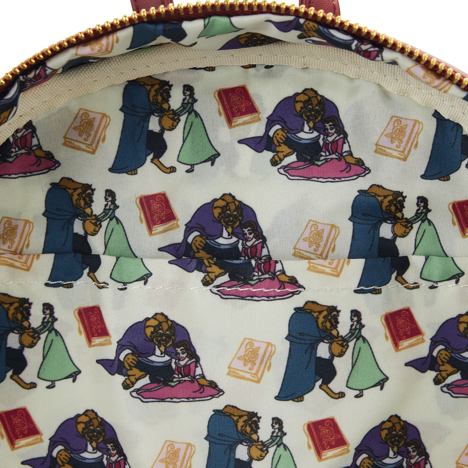 Loungefly x Disney Beauty and the Beast Library Scene Mini Backpack - Image 6