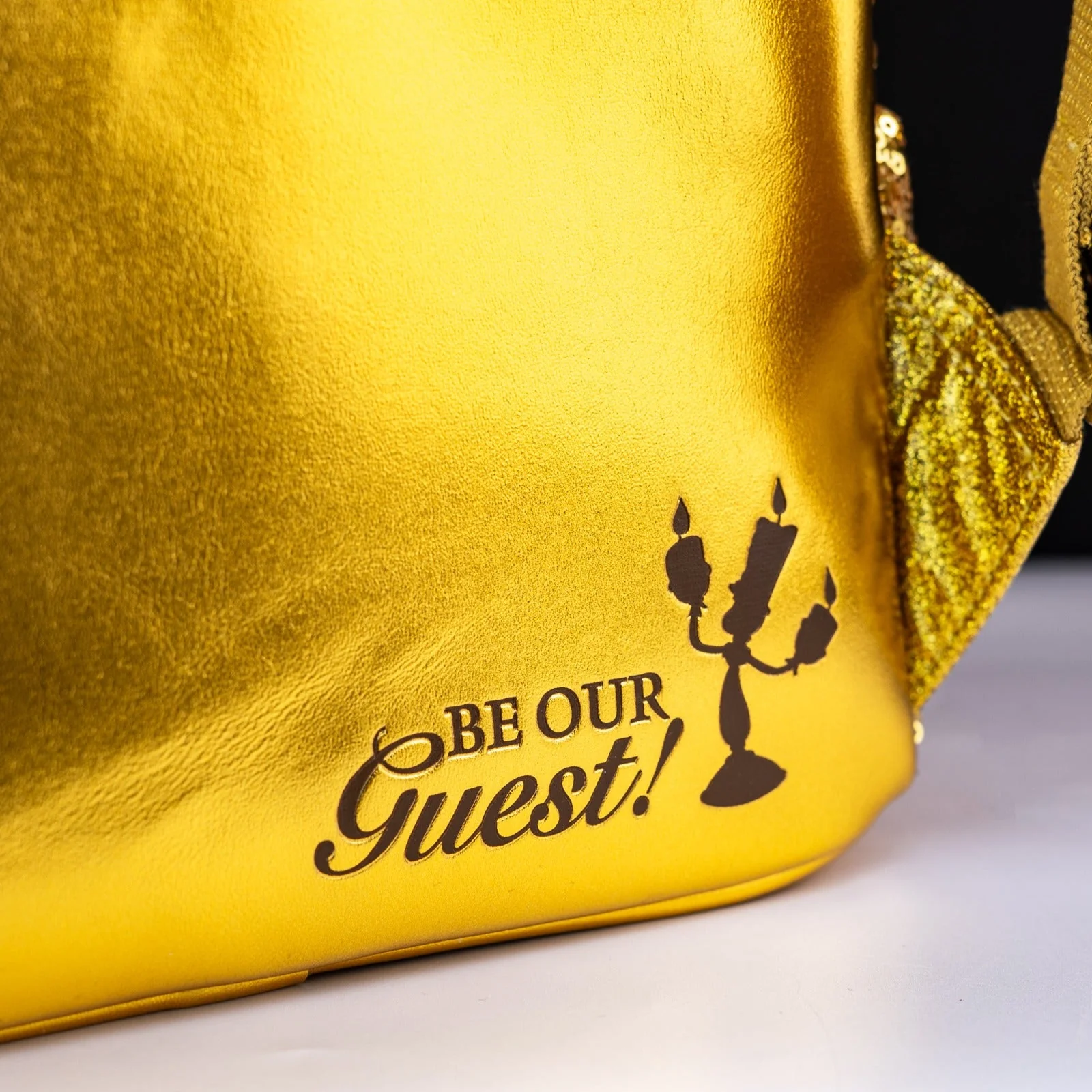 Loungefly x Disney Beauty and the Beast Lumière Sequin Mini Backpack - Image 7
