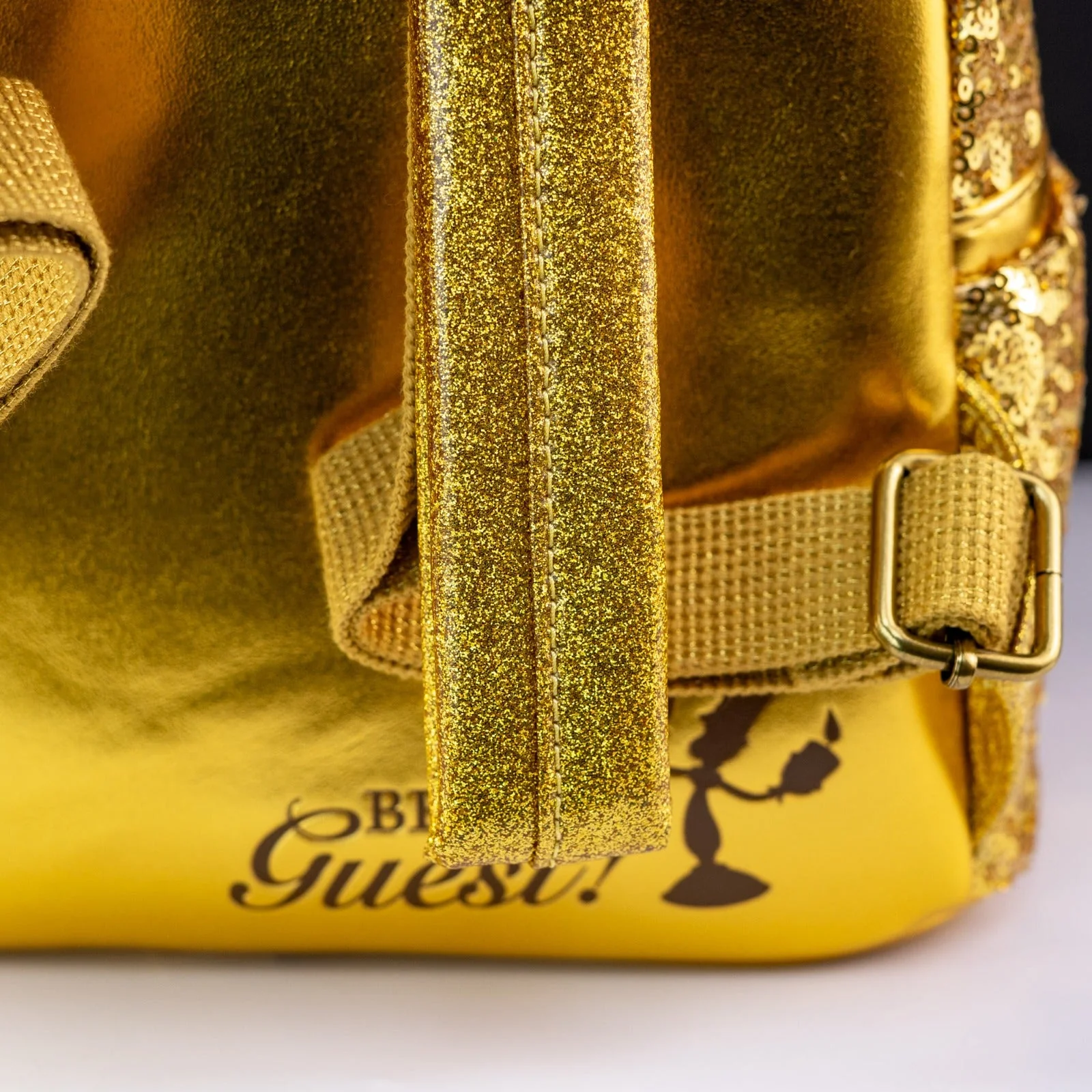 Loungefly x Disney Beauty and the Beast Lumière Sequin Mini Backpack - Image 8
