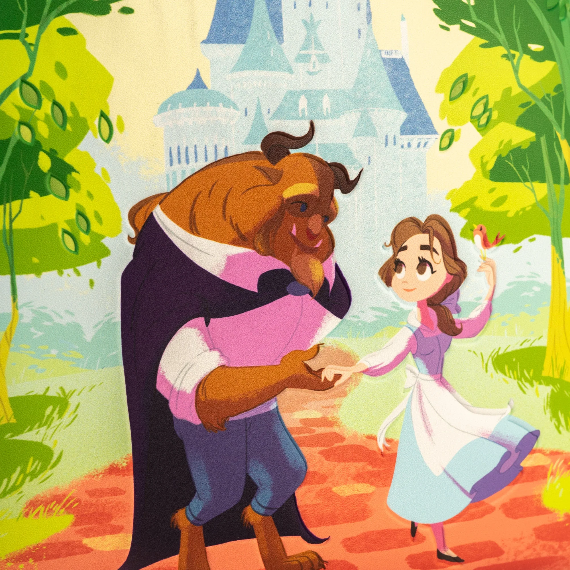 Loungefly x Disney Beauty and the Beast Castle Grounds Mini Backpack - Image 3