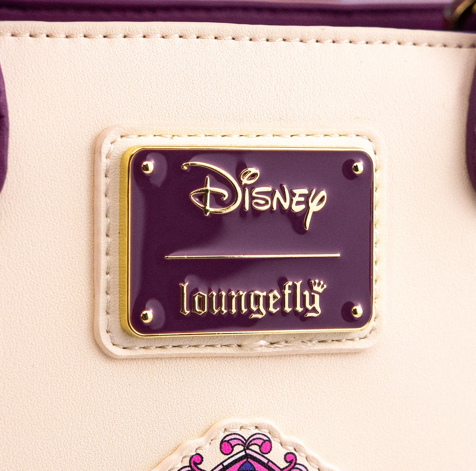 Loungefly x Disney Beauty and the Beast Stained Glass Mini Crossbody Tote - Image 5
