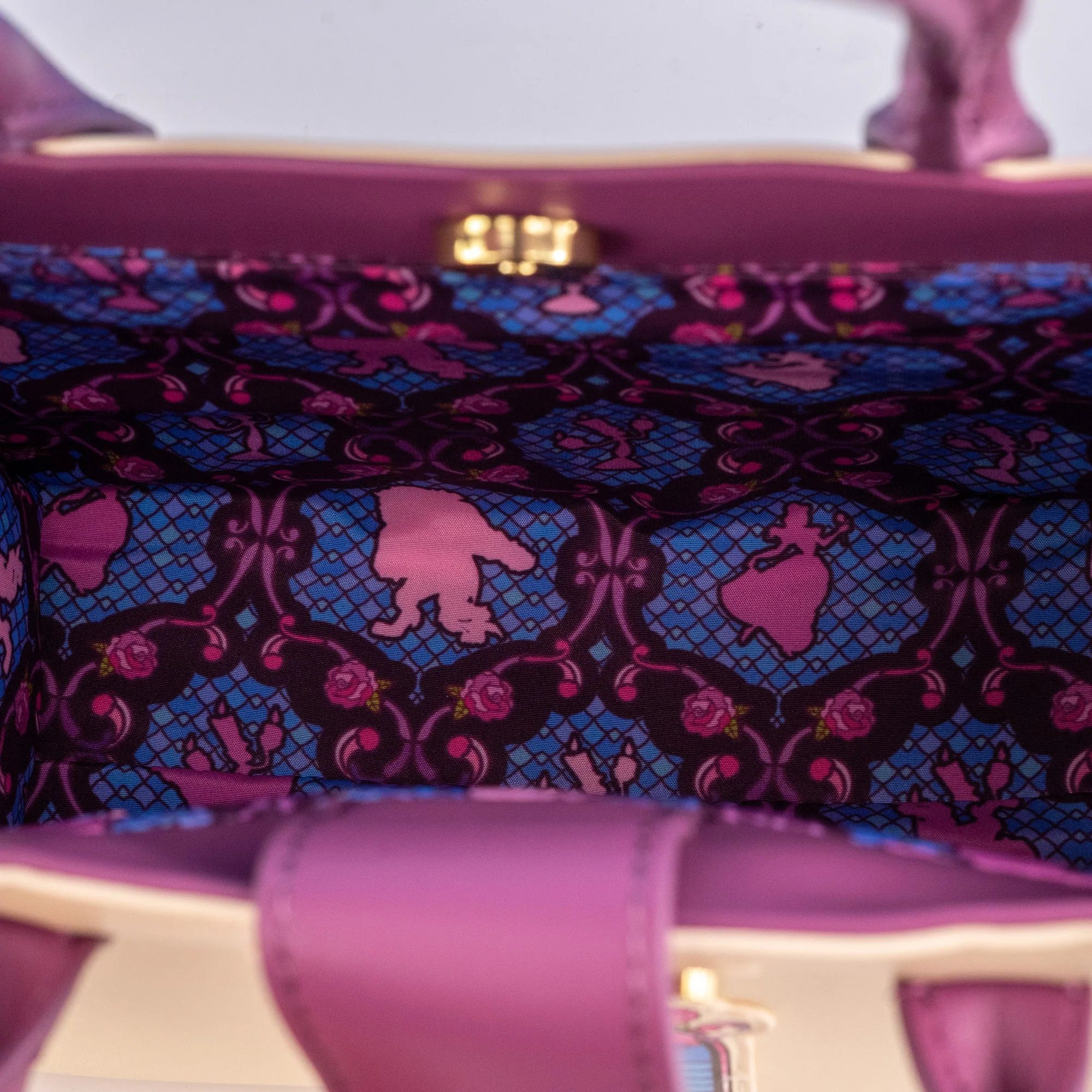 Loungefly x Disney Beauty and the Beast Stained Glass Mini Crossbody Tote - Image 8