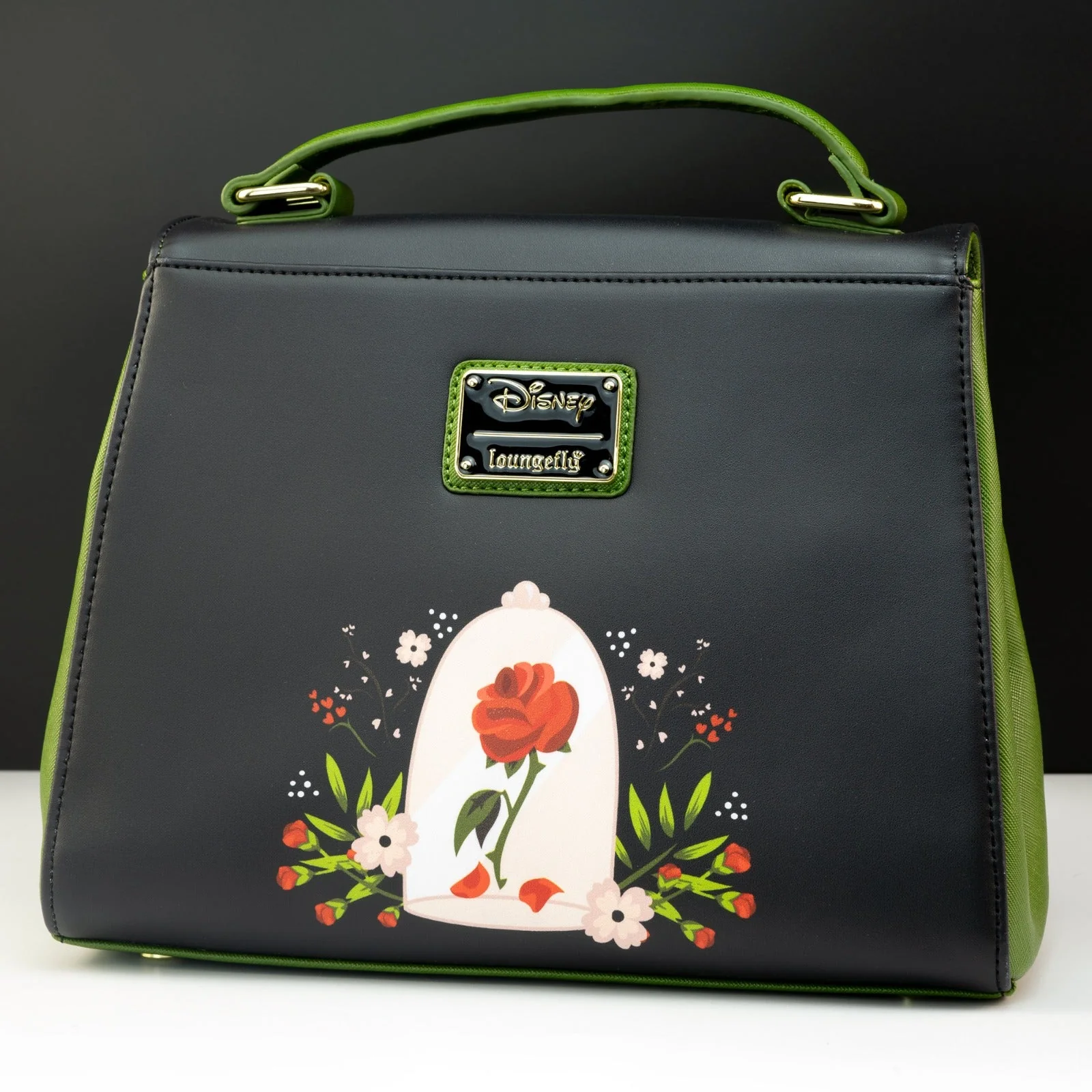 Loungefly x Disney Beauty and the Beast The Enchanted Rose Crossbody Bag - Image 4
