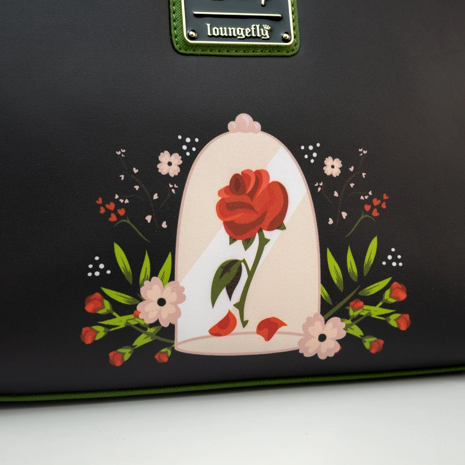Loungefly x Disney Beauty and the Beast The Enchanted Rose Crossbody Bag - Image 5