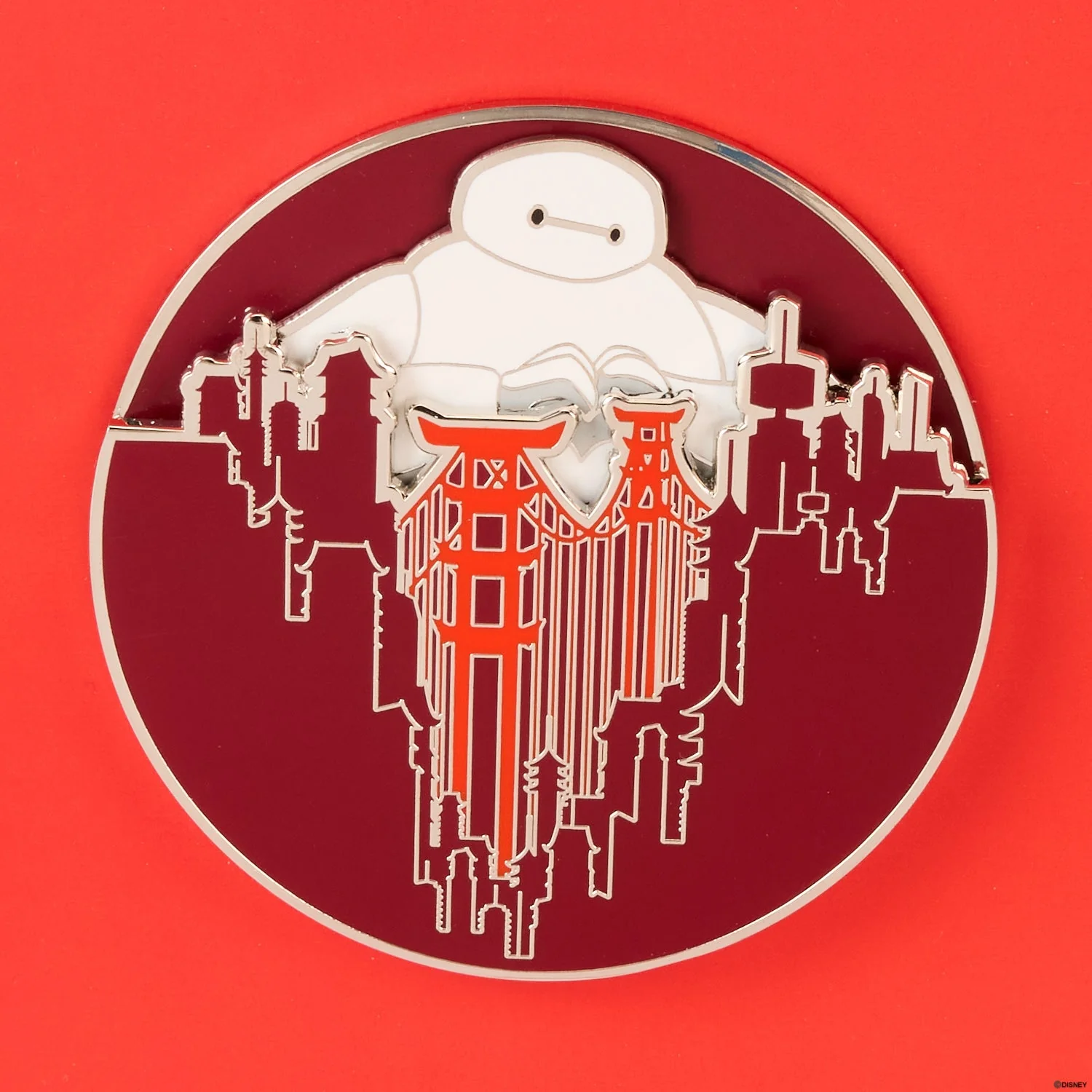 Loungefly x Disney Big Hero 6 10th Anniversary San Fransokyo Sliding 3" Collector Box Pin - Image 4