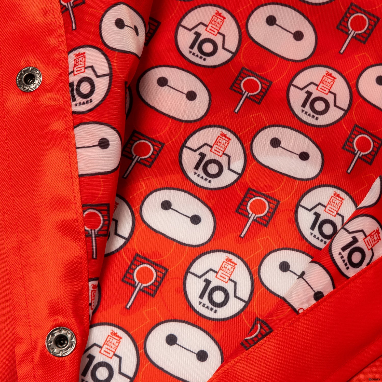 Loungefly x Disney Big Hero 6 10th Anniversary Satin Bomber Jacket - Image 7