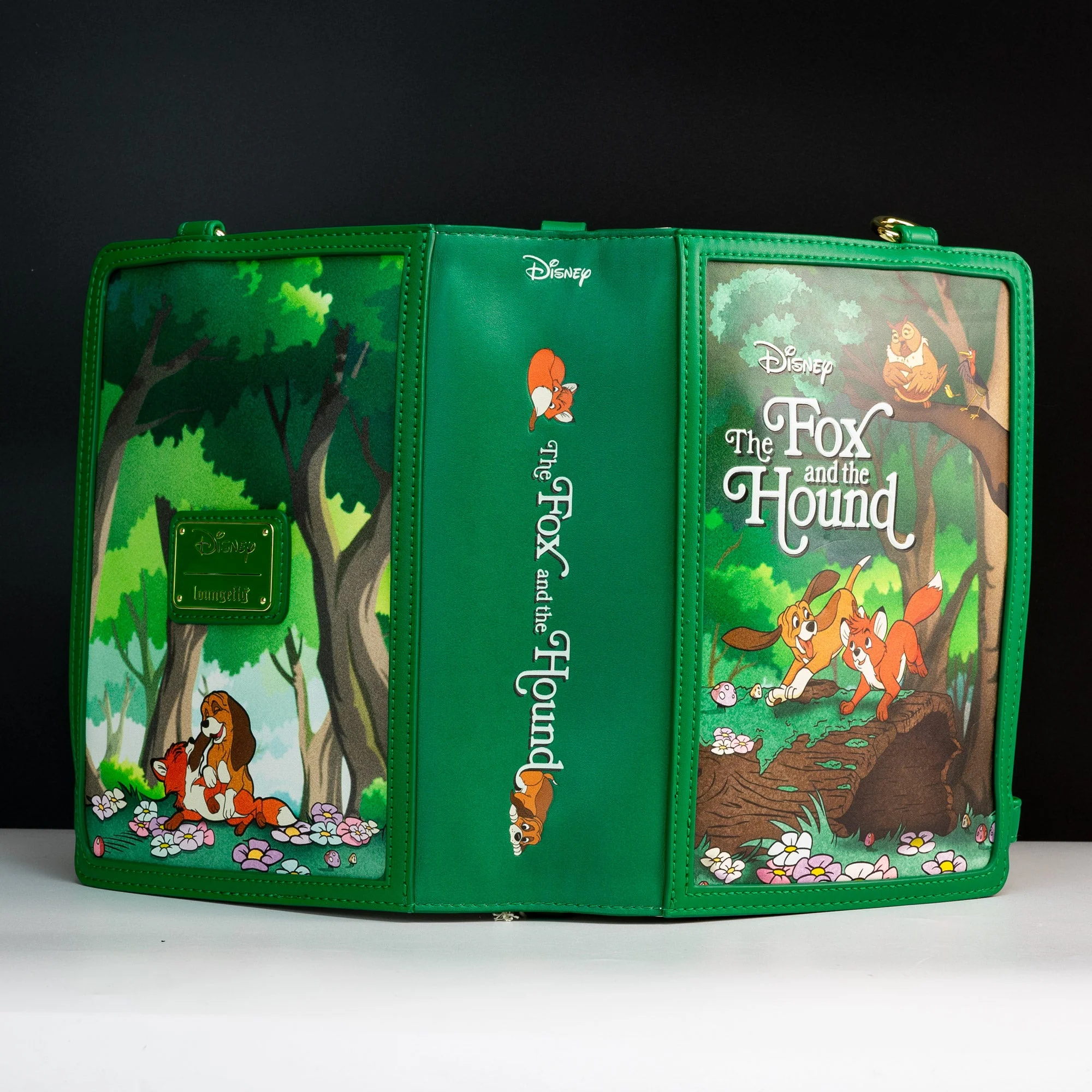 Loungefly x Disney Book Series The Fox and The Hound Convertible Crossbody Bag - Image 4
