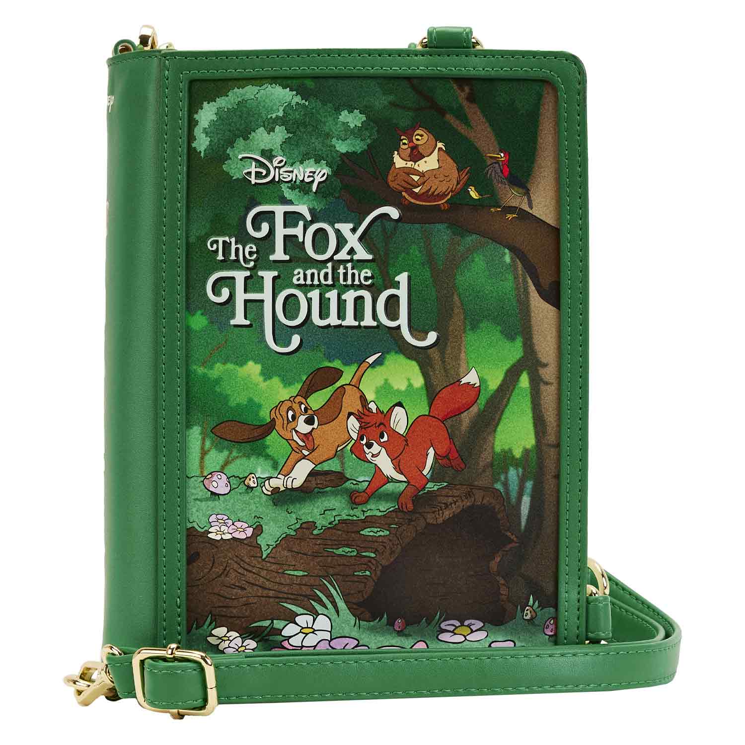 Loungefly x Disney Book Series The Fox and The Hound Convertible Crossbody Bag - Image 5