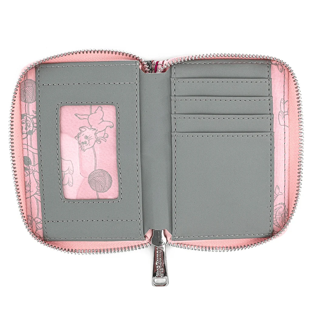 Loungefly x Disney Cats of Disney Zip Around Purse - Image 3