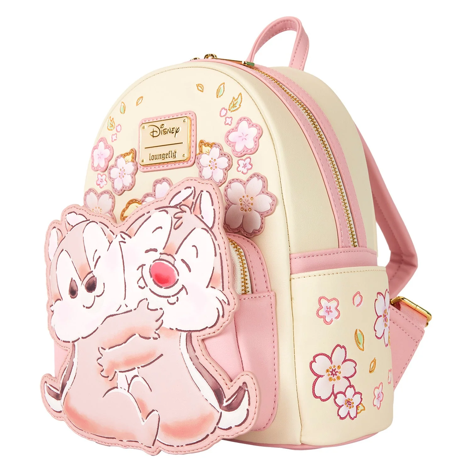 Loungefly x Disney Chip and Dale Cherry Blossom Mini Backpack - Image 2