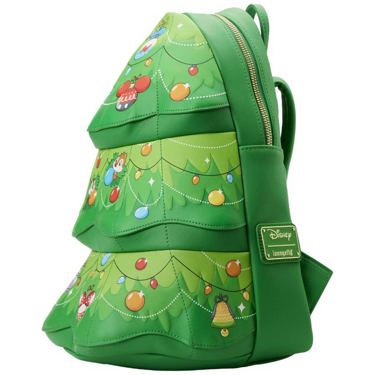Loungefly x Disney Chip and Dale Figural Christmas Tree Mini Backpack - Image 2