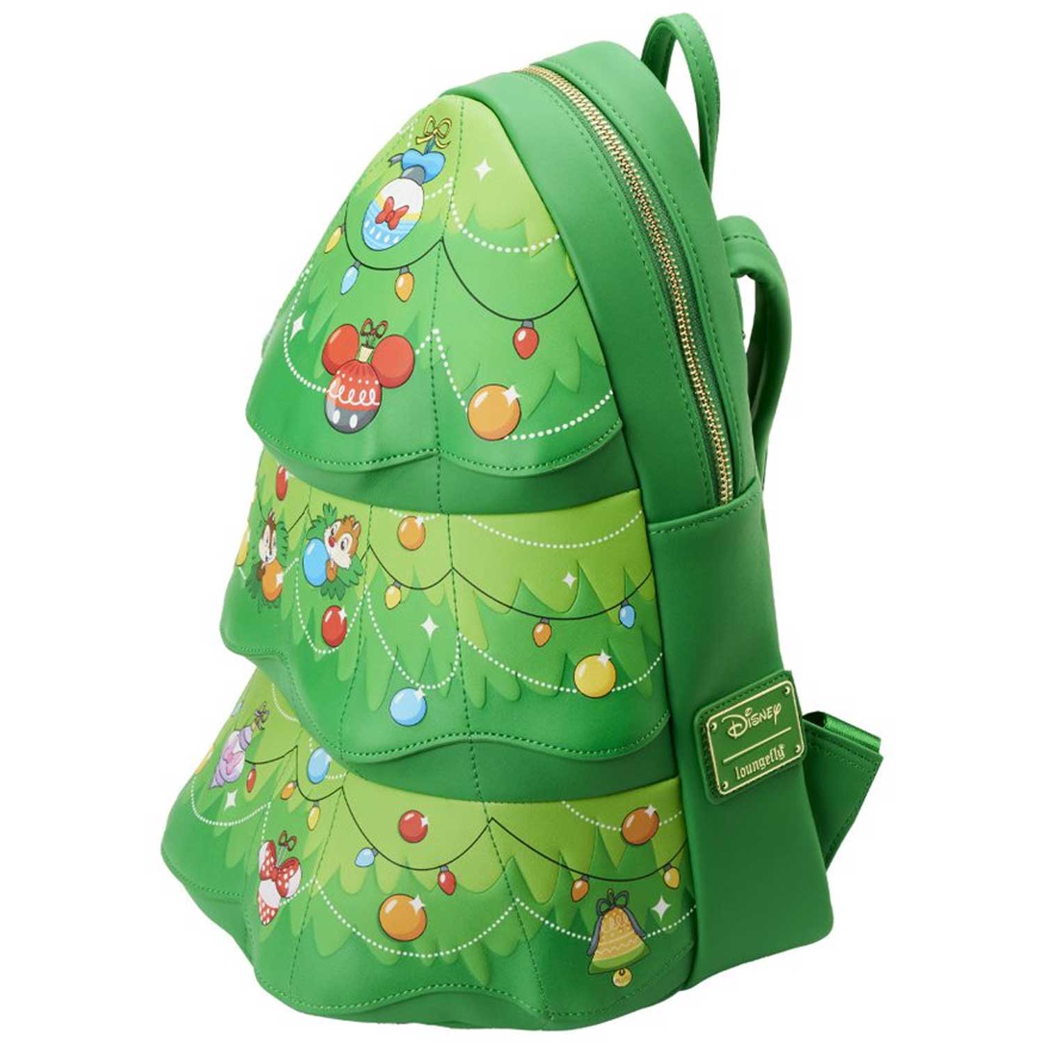 Loungefly x Disney Chip and Dale Figural Christmas Tree Mini Backpack - Image 3