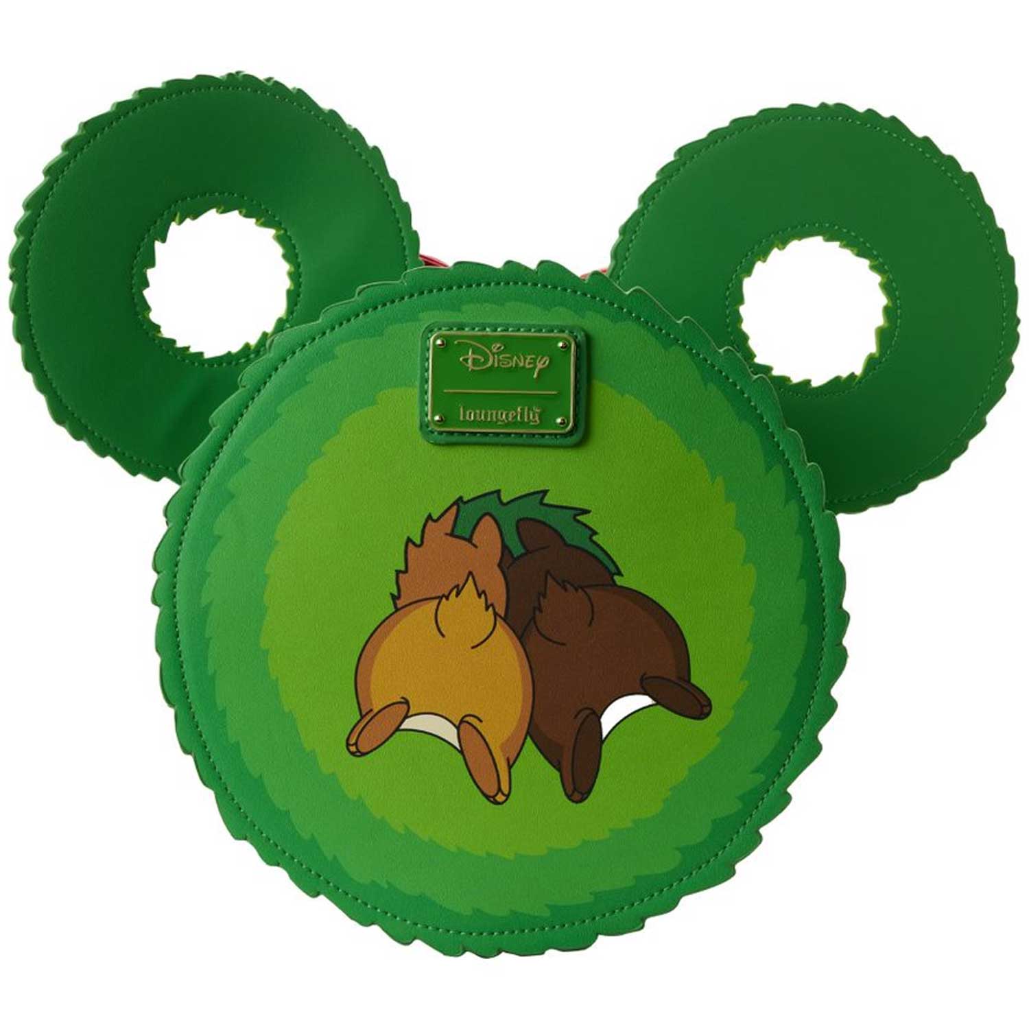 Loungefly x Disney Chip and Dale Figural Wreath Crossbody Bag - Image 4