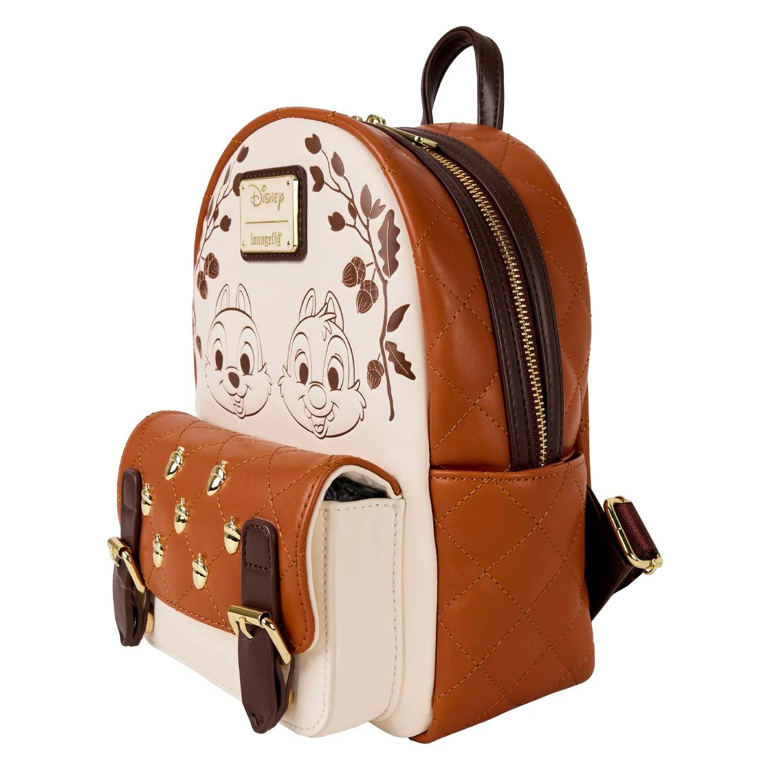 Loungefly x Disney Chip and Dale Quilted Mini Backpack - Image 2