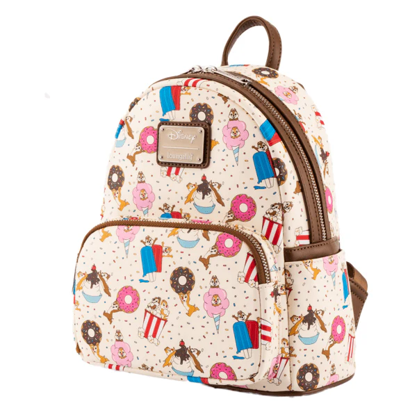 Loungefly x Disney Chip and Dale Snackies All Over Print Mini Backpack - Image 2