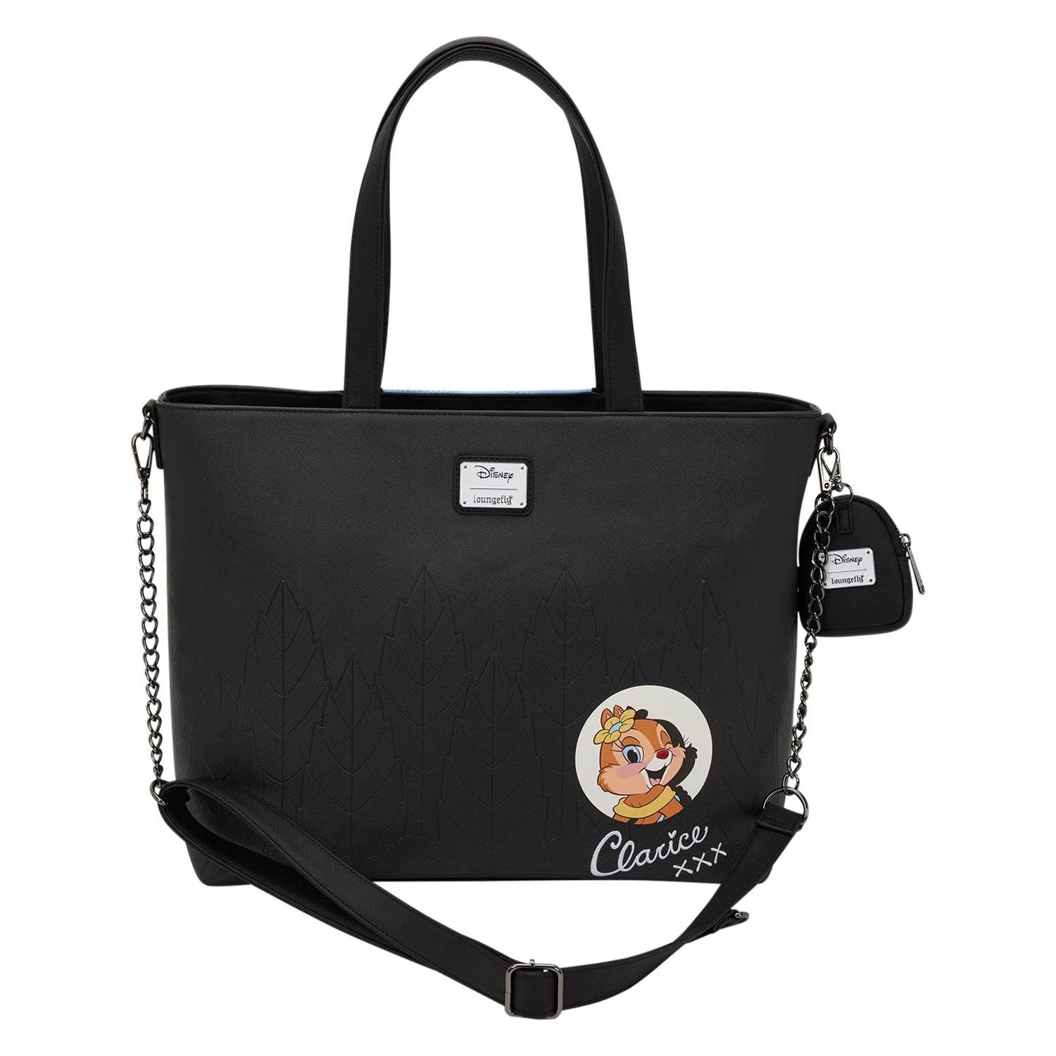 Loungefly x Disney Chip 'N' Dale Two Chips & A Miss Tote Bag With Coin Bag - Image 3