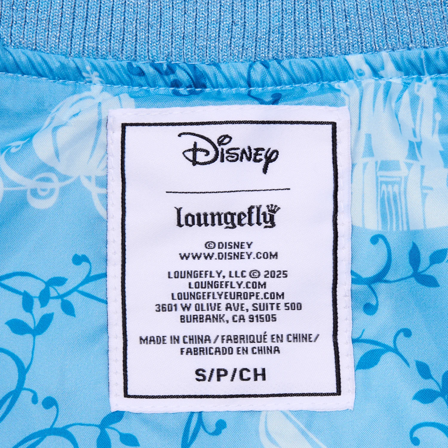 Loungefly x Disney Cinderella 75th Anniversary Bomber Jacket - Image 4
