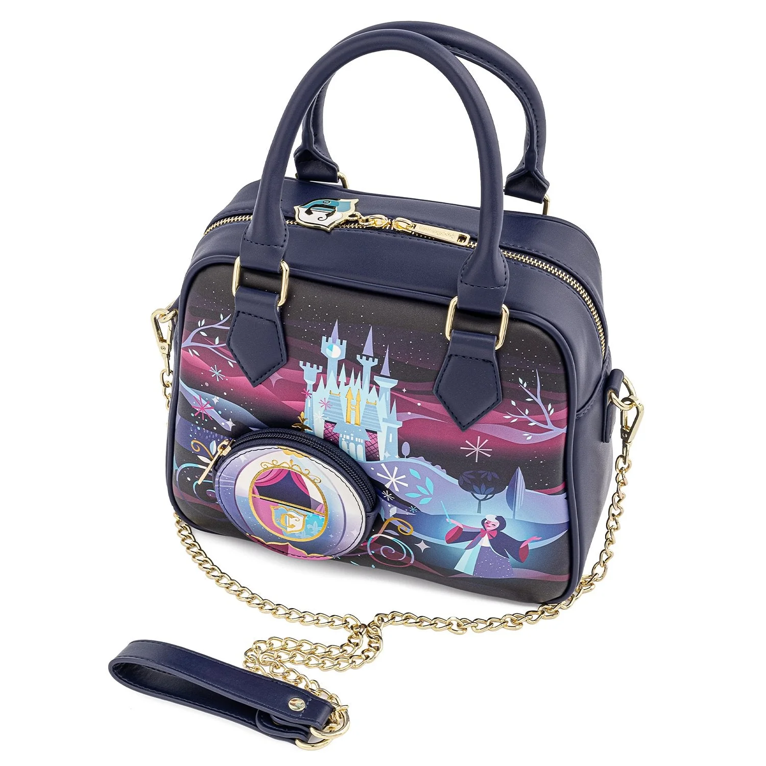 Loungefly x Disney Cinderella Castle Crossbody Handbag - Image 3