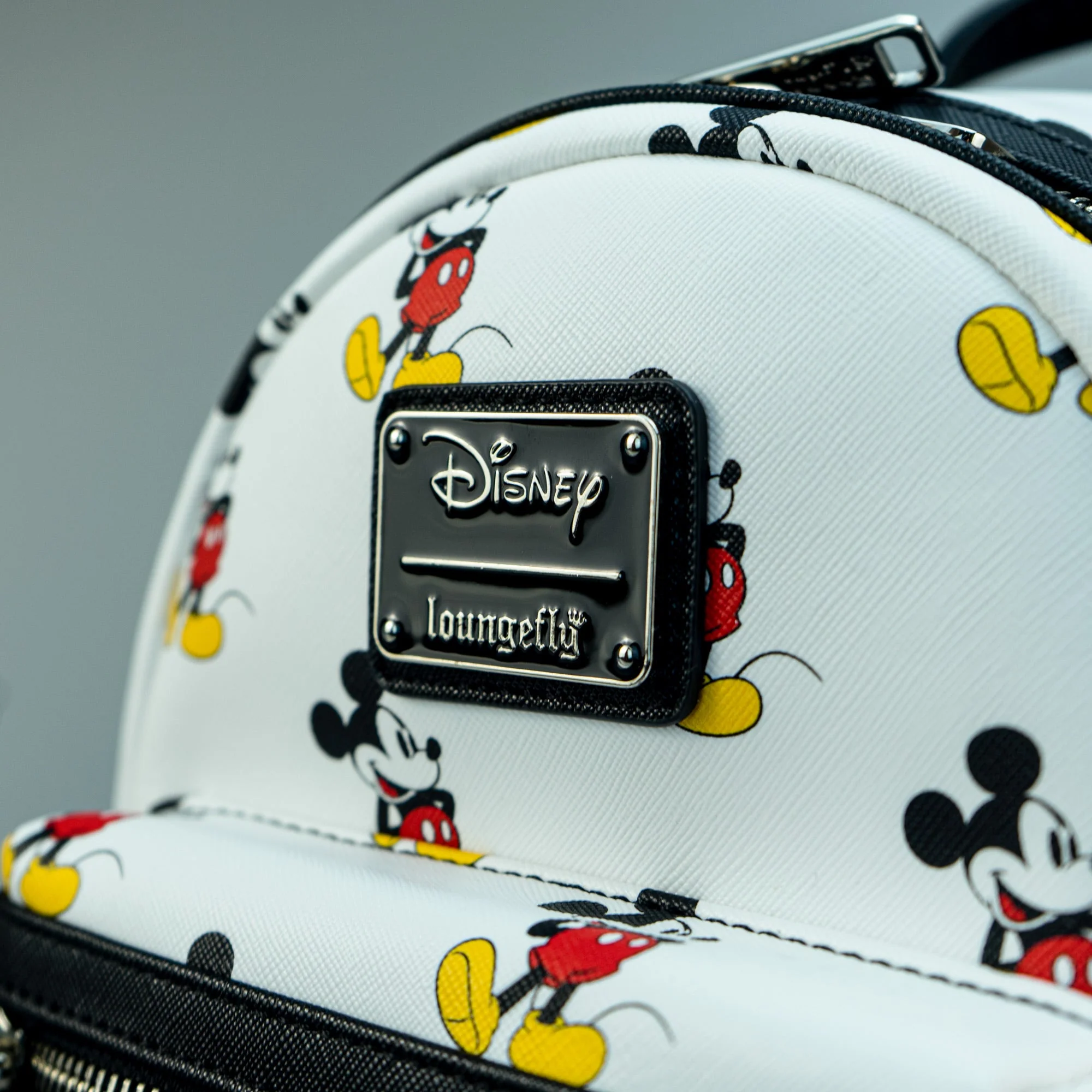 Loungefly x Disney Classic Mickey Print Mini Backpack - Image 2