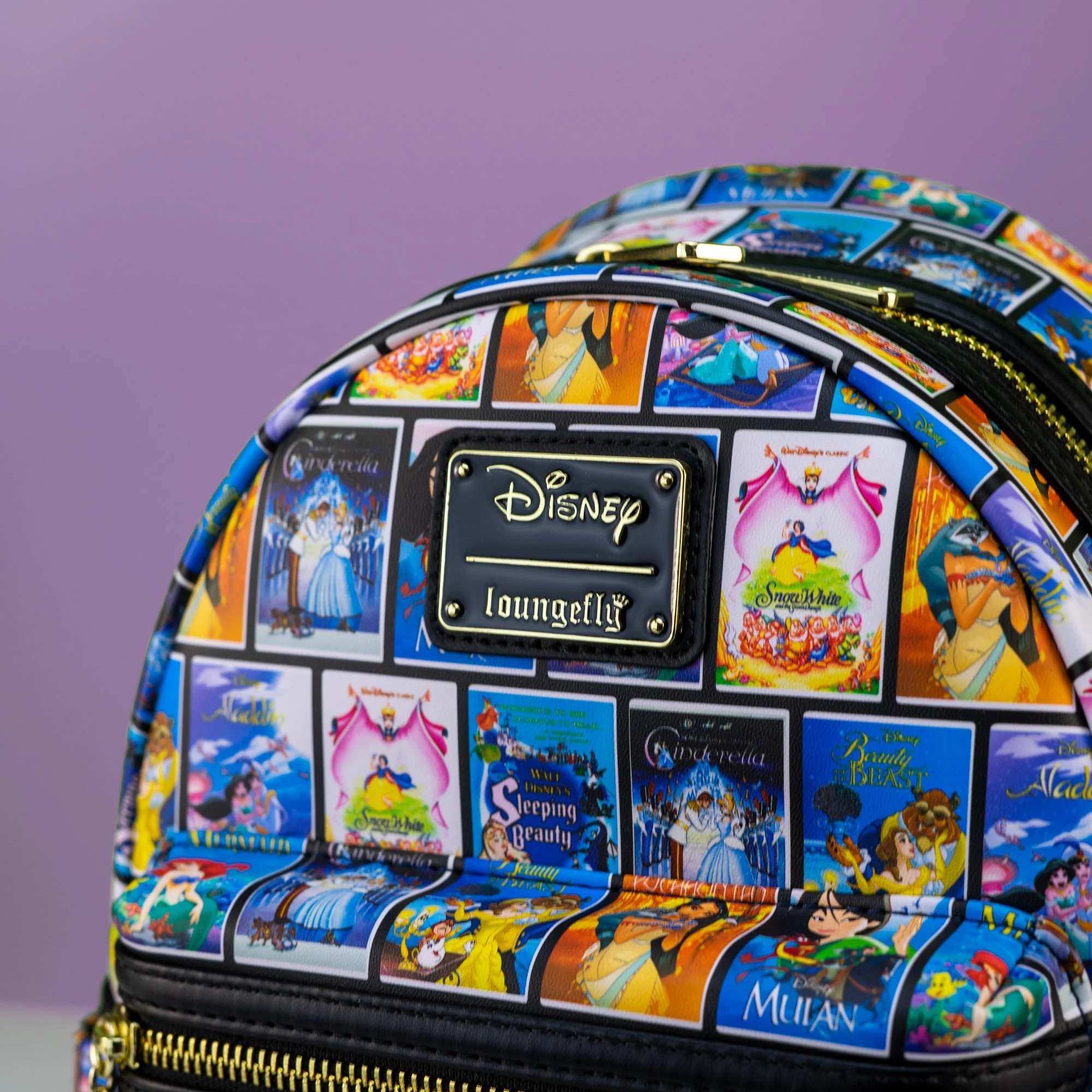 Loungefly x Disney Classic VHS Tape Film Covers Mini Backpack - Image 2