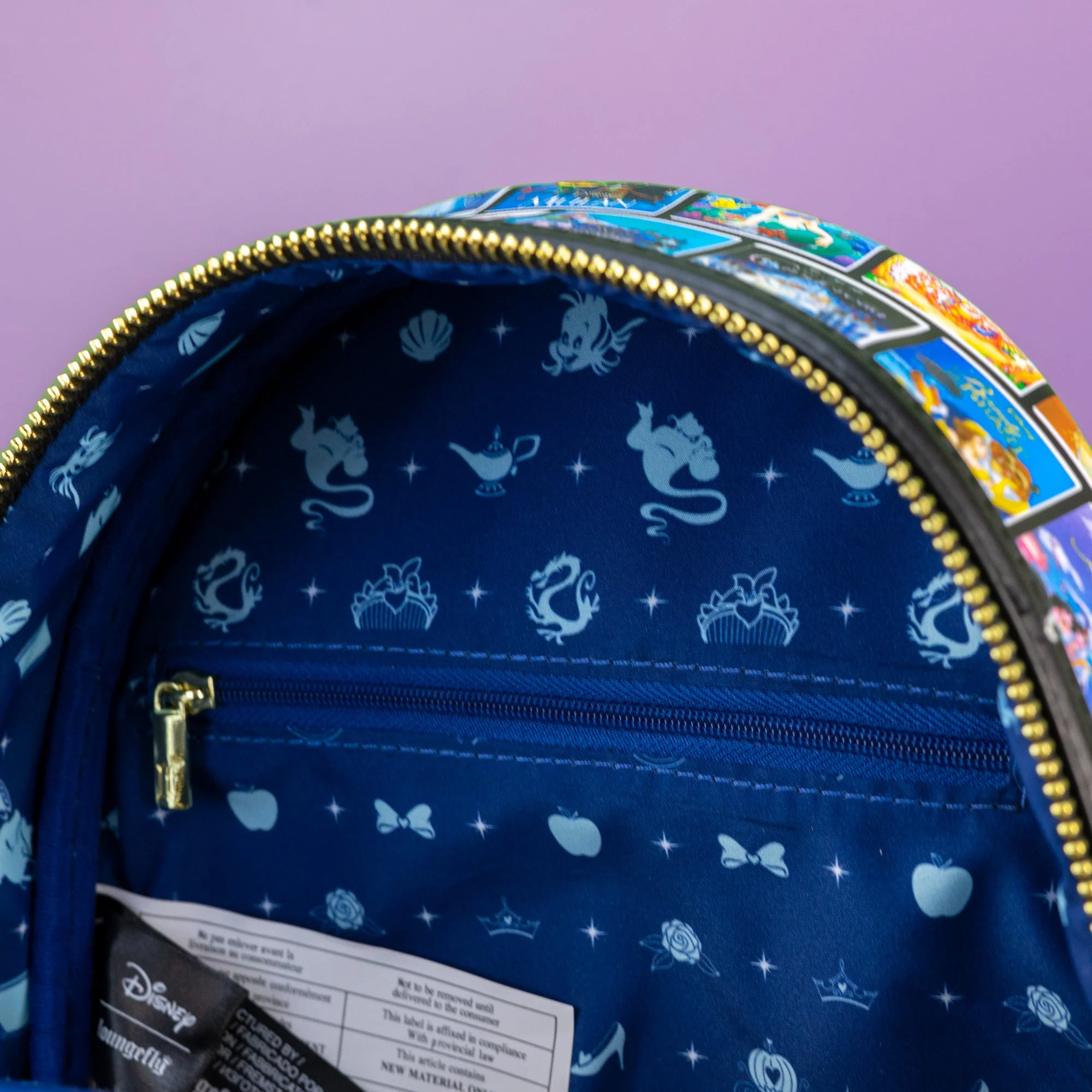 Loungefly x Disney Classic VHS Tape Film Covers Mini Backpack - Image 5