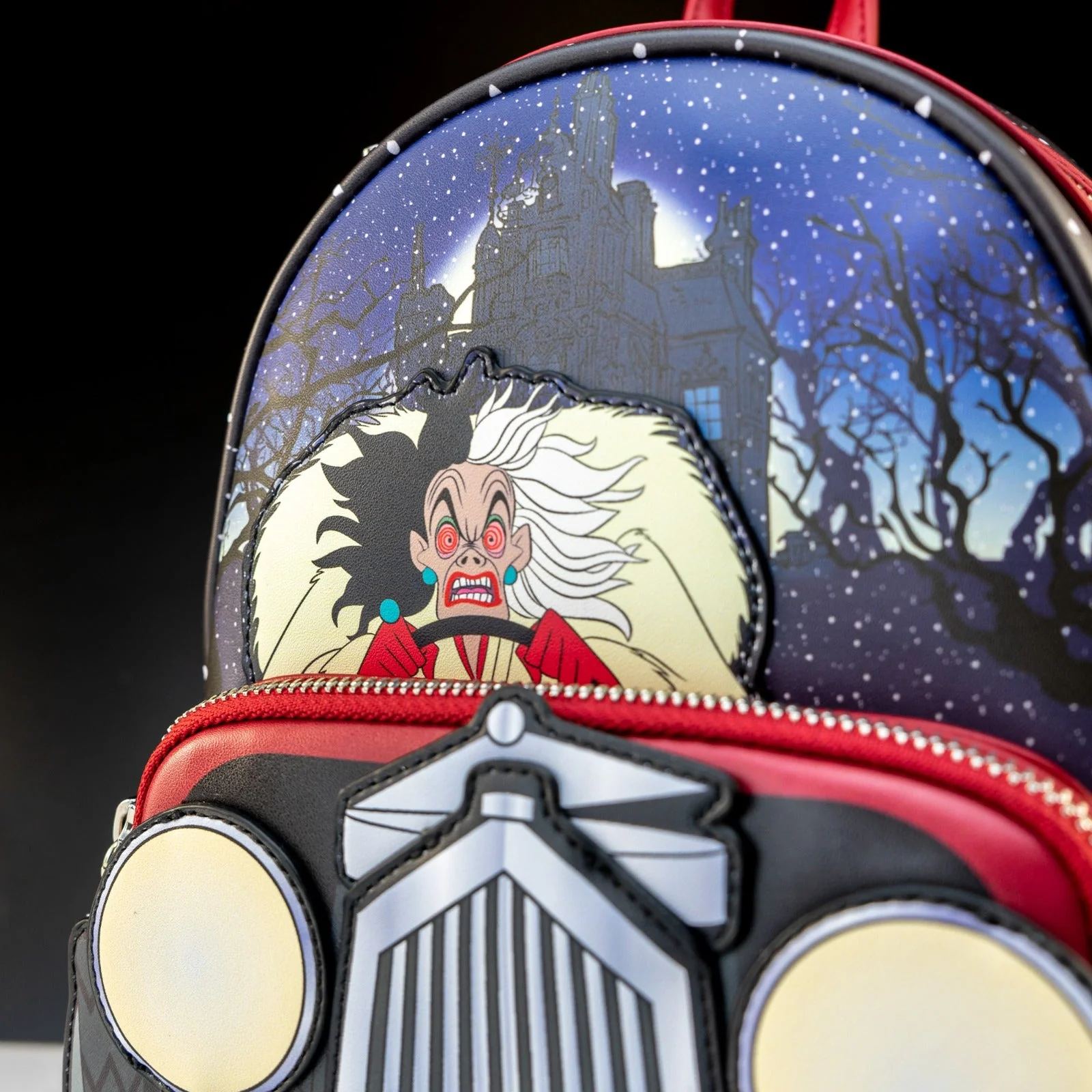 Loungefly x Disney 101 Dalmatians Cruella Car Mini Backpack - Image 4