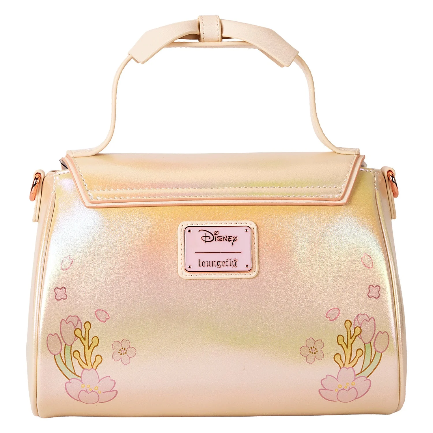 Loungefly x Disney Stitch Cherry Blossom Bow Handle Crossbody Bag - Image 4