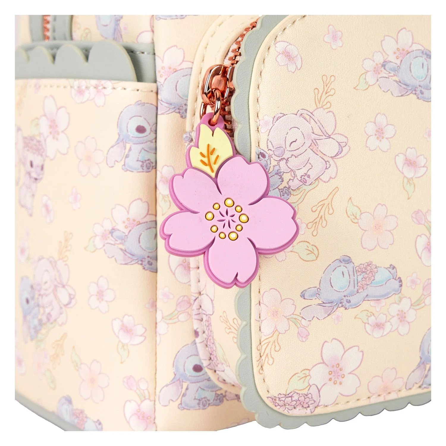 Loungefly x Disney Stitch Cherry Blossom AOP Mini Backpack - Image 6
