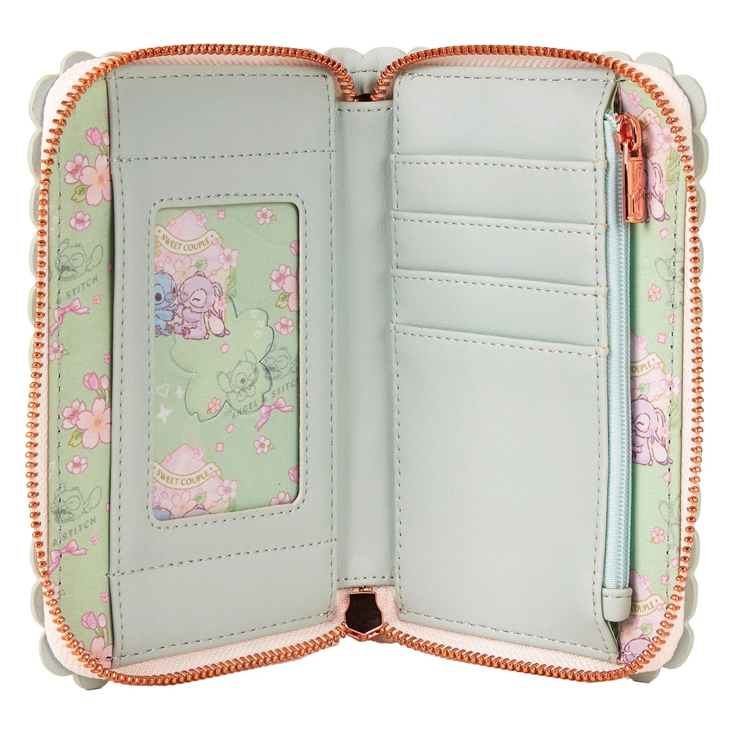 Loungefly x Disney Stitch Cherry Blossom AOP Wallet - Image 5