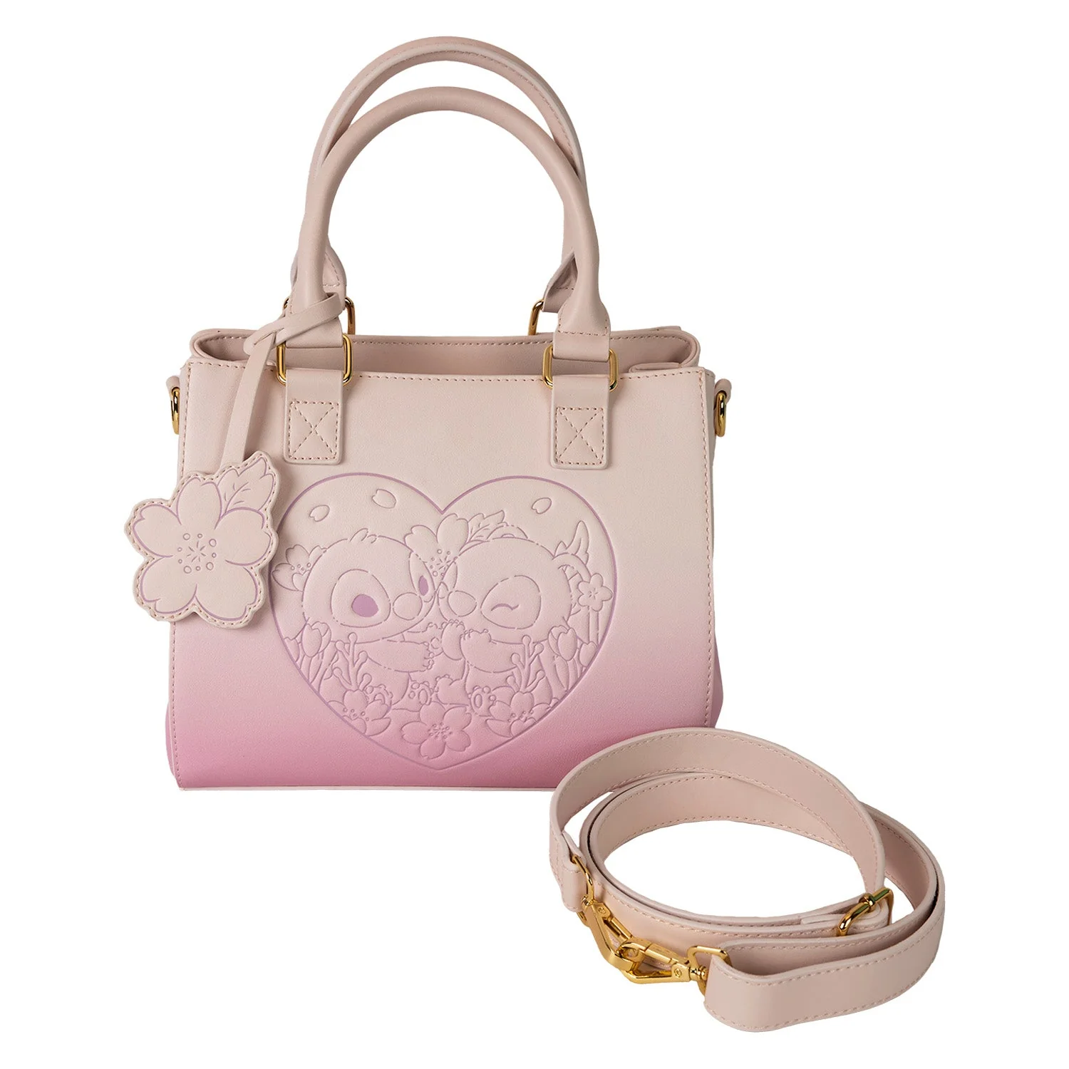 Loungefly x Disney Stitch Cherry Blossom Crossbody Bag - Image 8