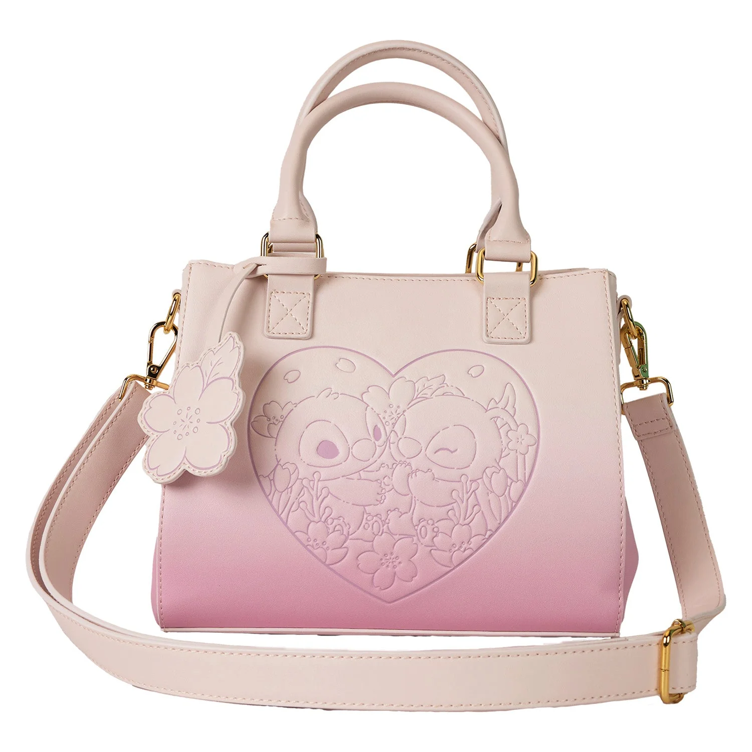 Loungefly x Disney Stitch Cherry Blossom Crossbody Bag - Image 9